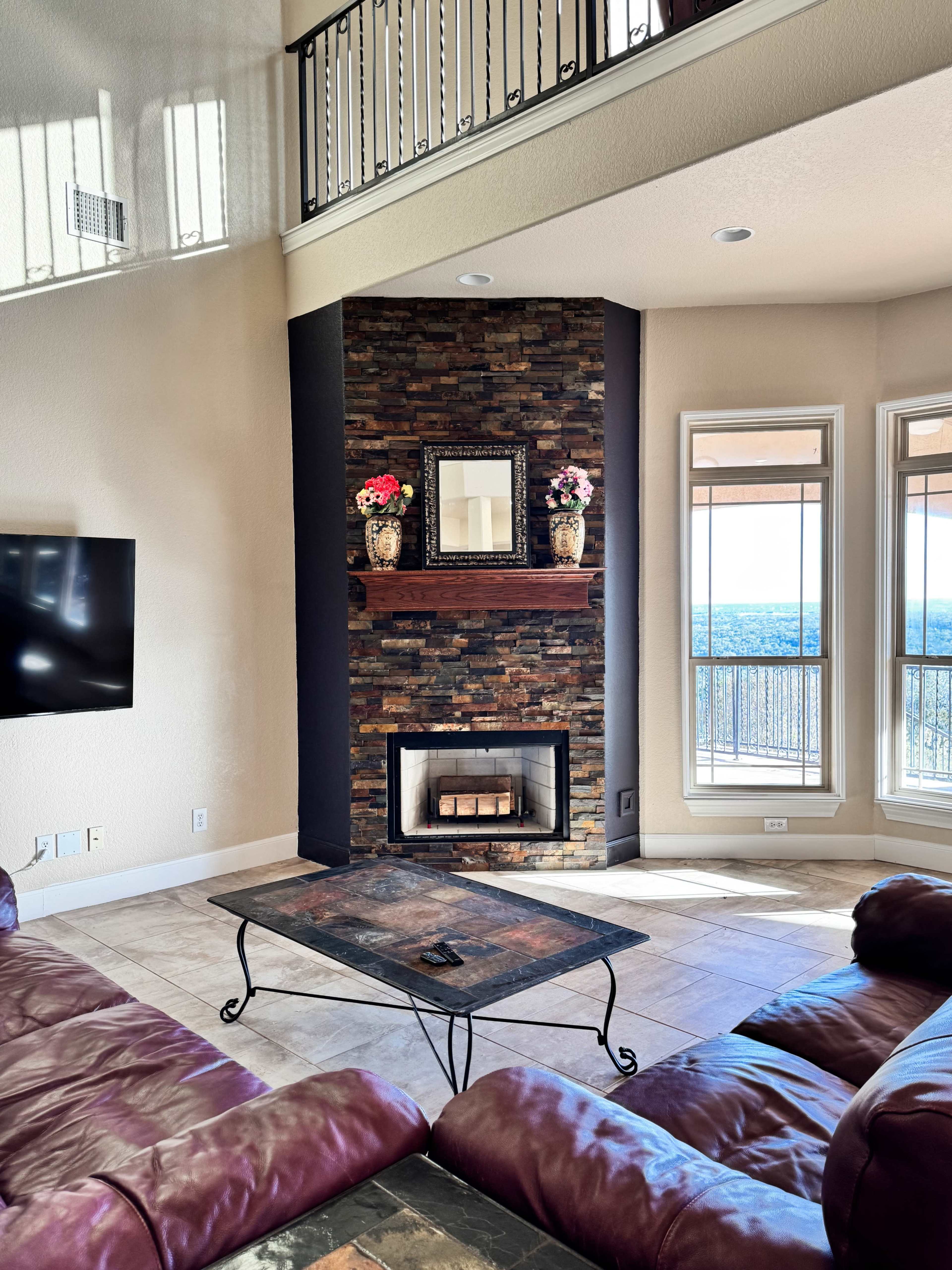 Rustic Hill Country Mansion with Breathtaking Canyon Views | Roomy Estate Retreat in San Antonio Image in Far West Side, Helotes, TX