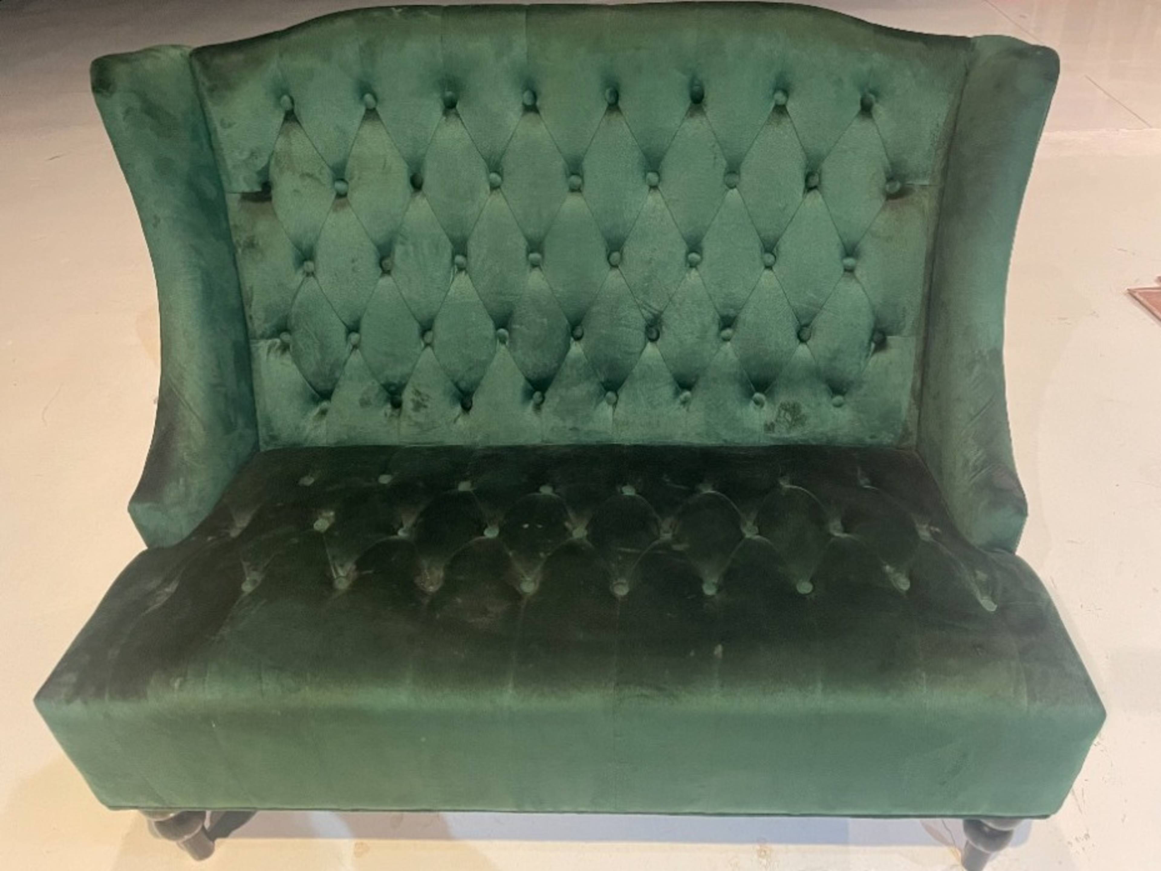 Emerald Velvet Accent Chair