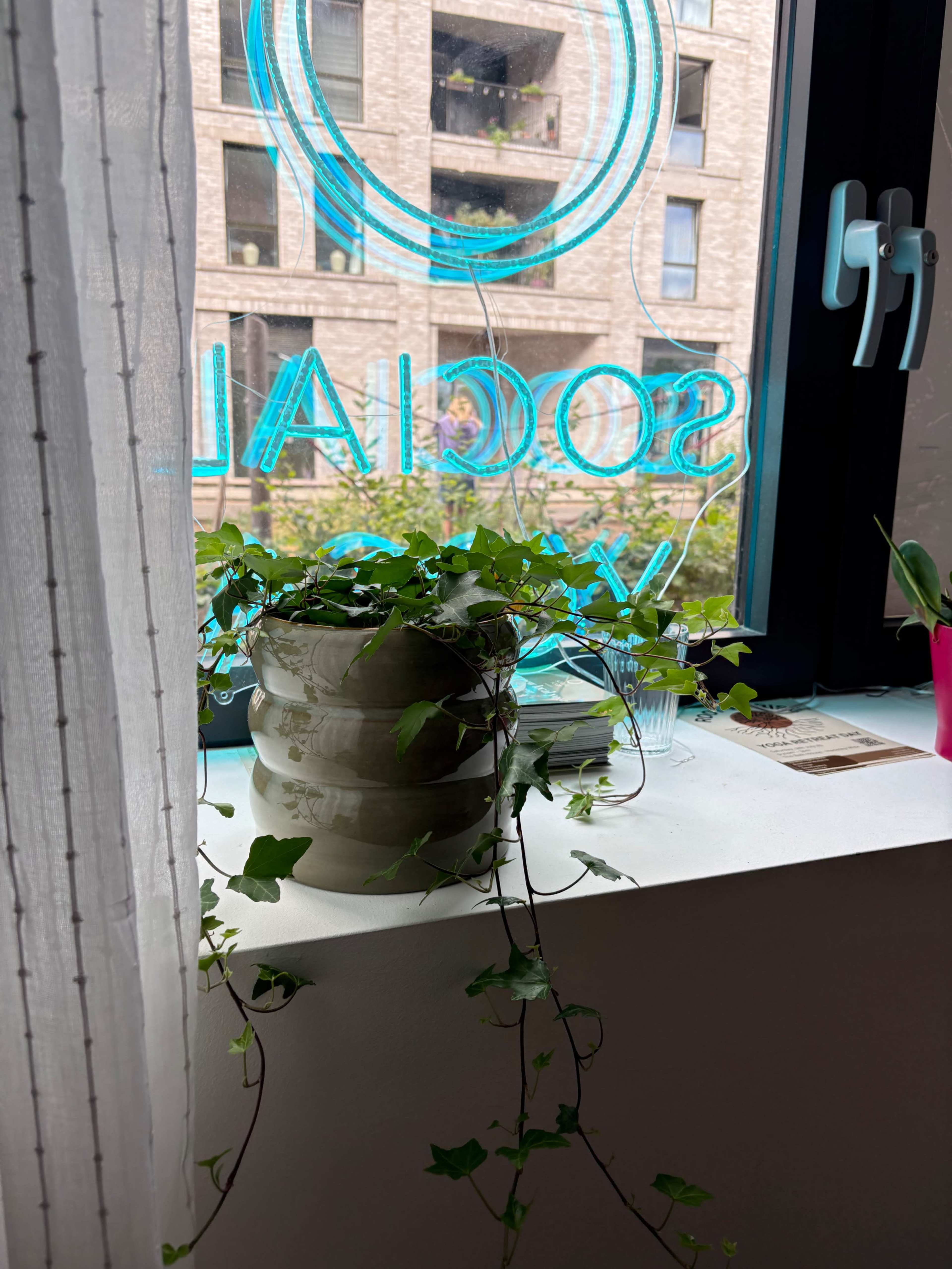 Beautiful New Yoga and Wellness space with a social area, changing rooms and restrooms Image in Fish Island, London, ENG