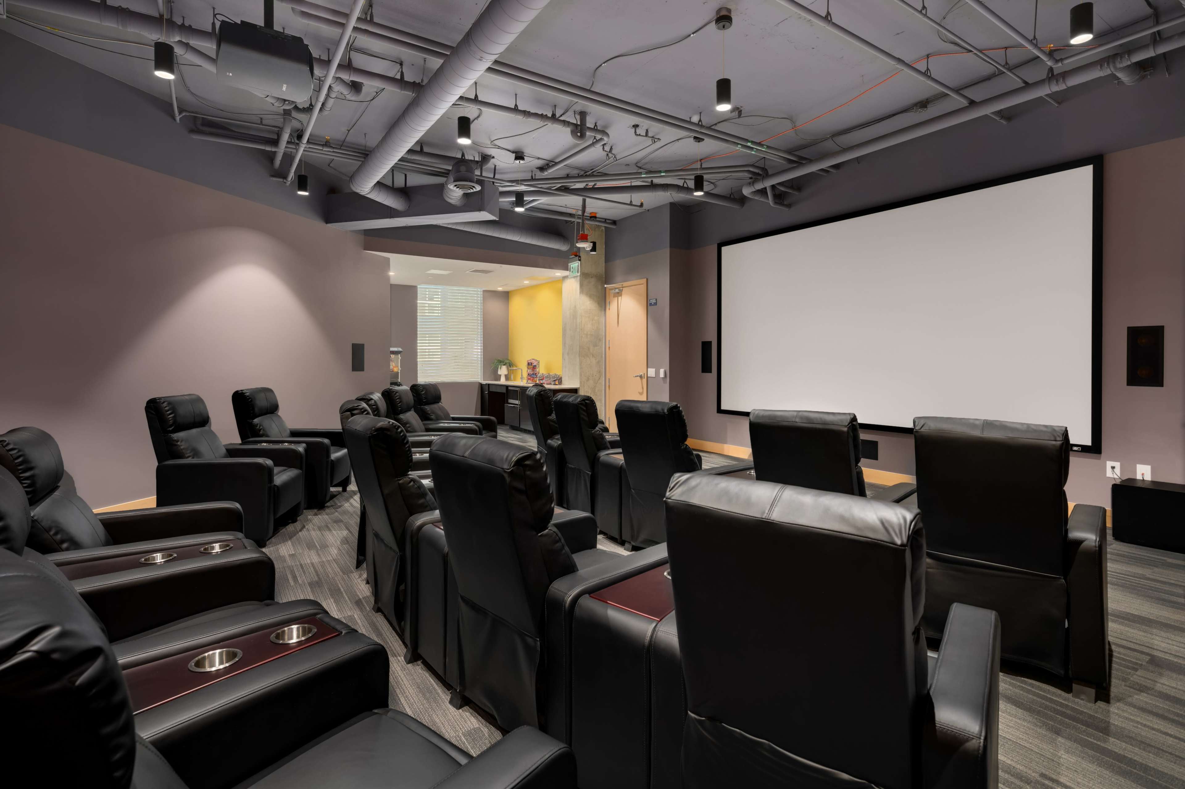 Plush Theater Room in Bellevue Image in Northwest Bellevue, Bellevue, WA
