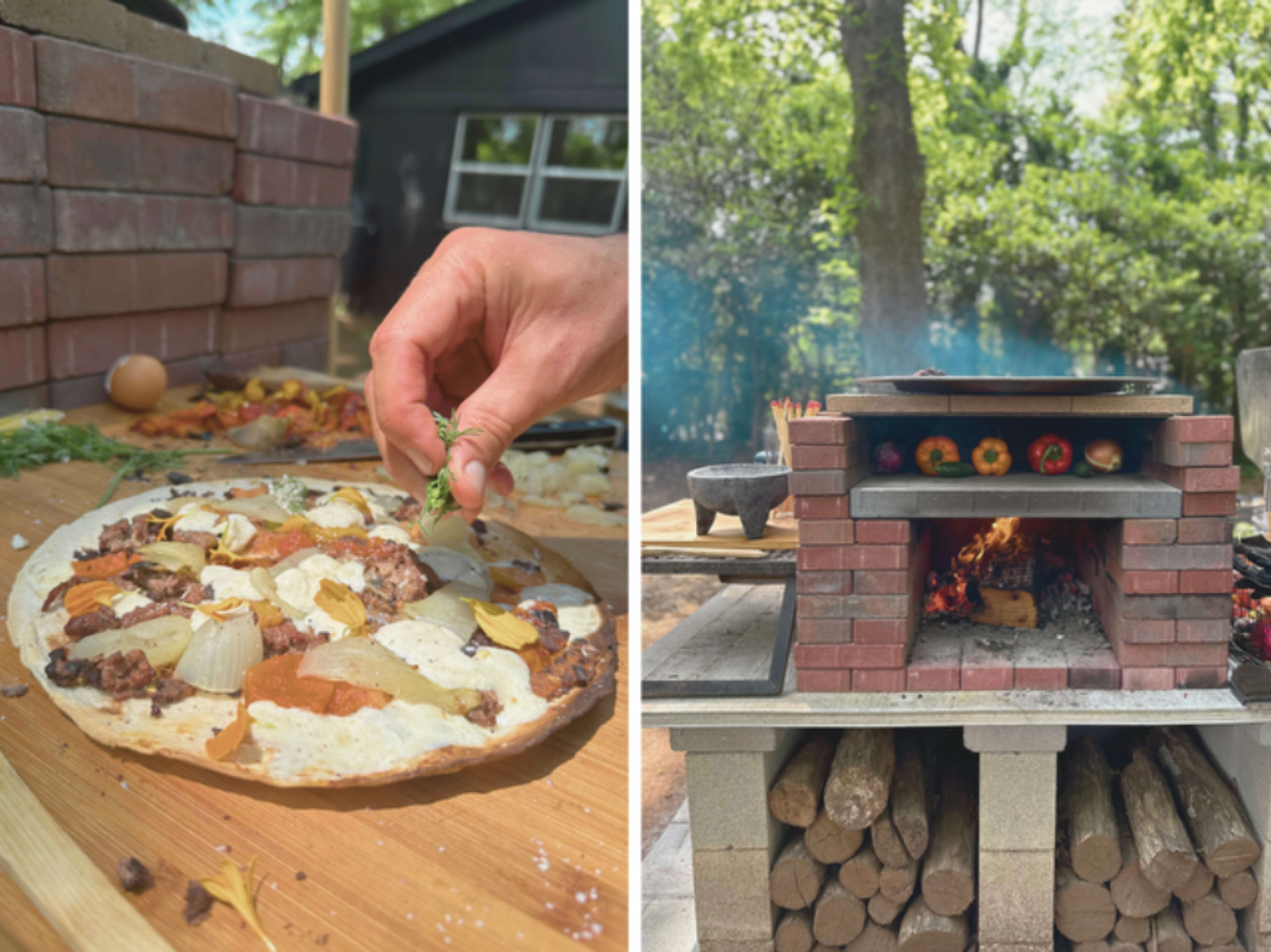 Outdoor Brick Oven Use