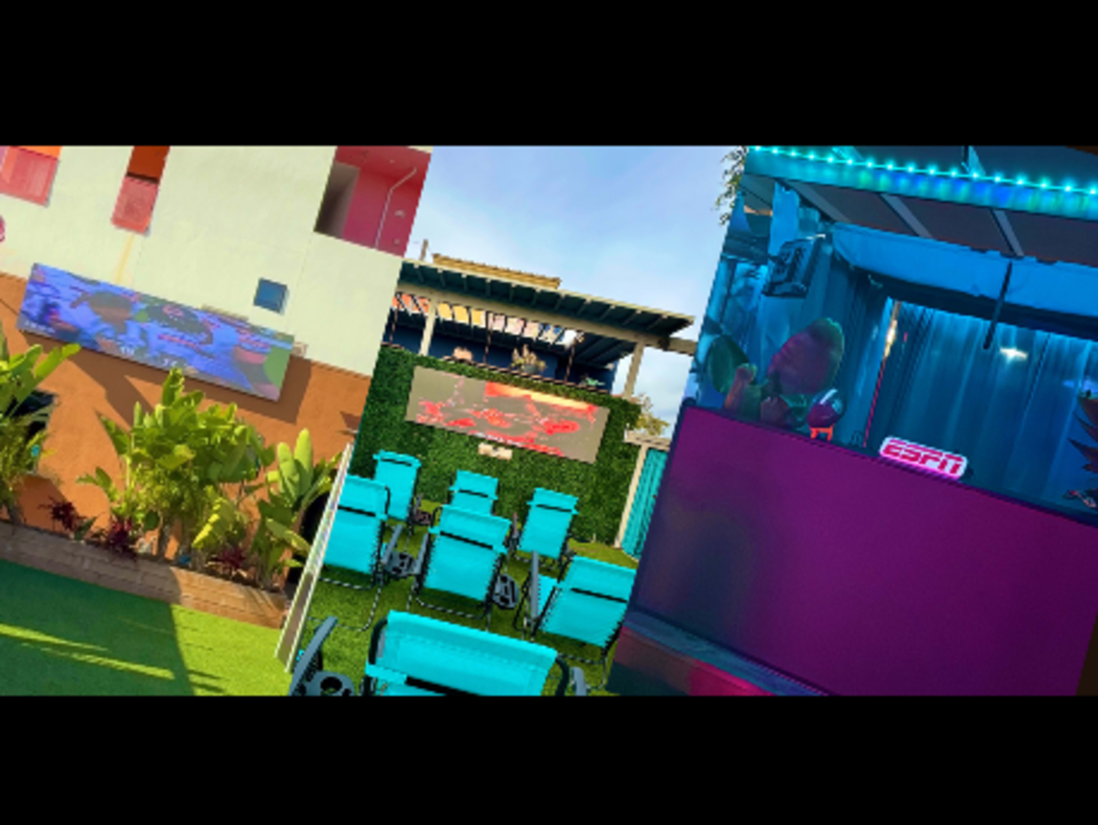 Jumbotron Screens (All 3)  (Outdoor Garden)🍿