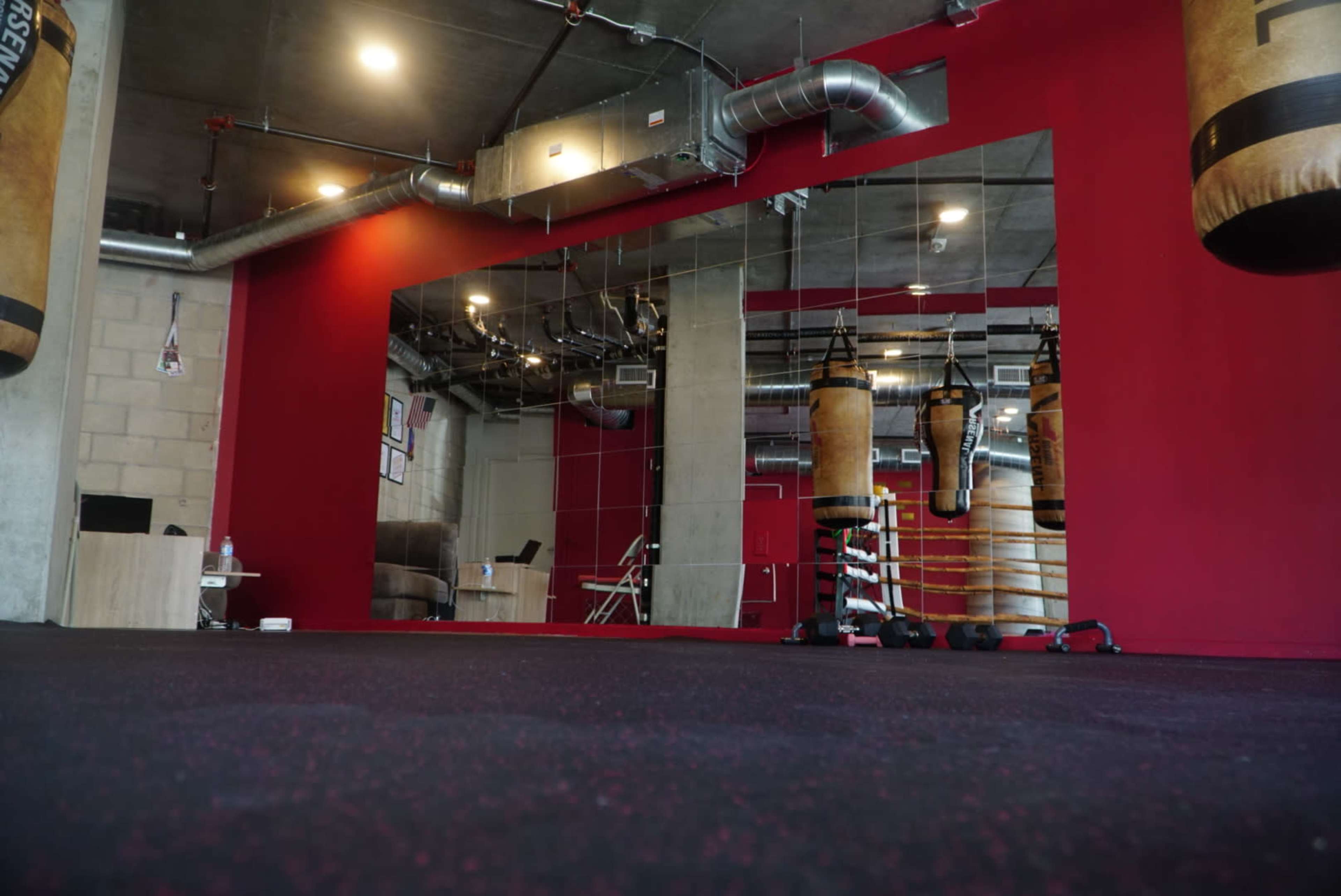 Private Boxing Gym in heart of Hollywood . Icludes patio uppstairs and kitchen . Image in Hollywood, Los Angeles, CA