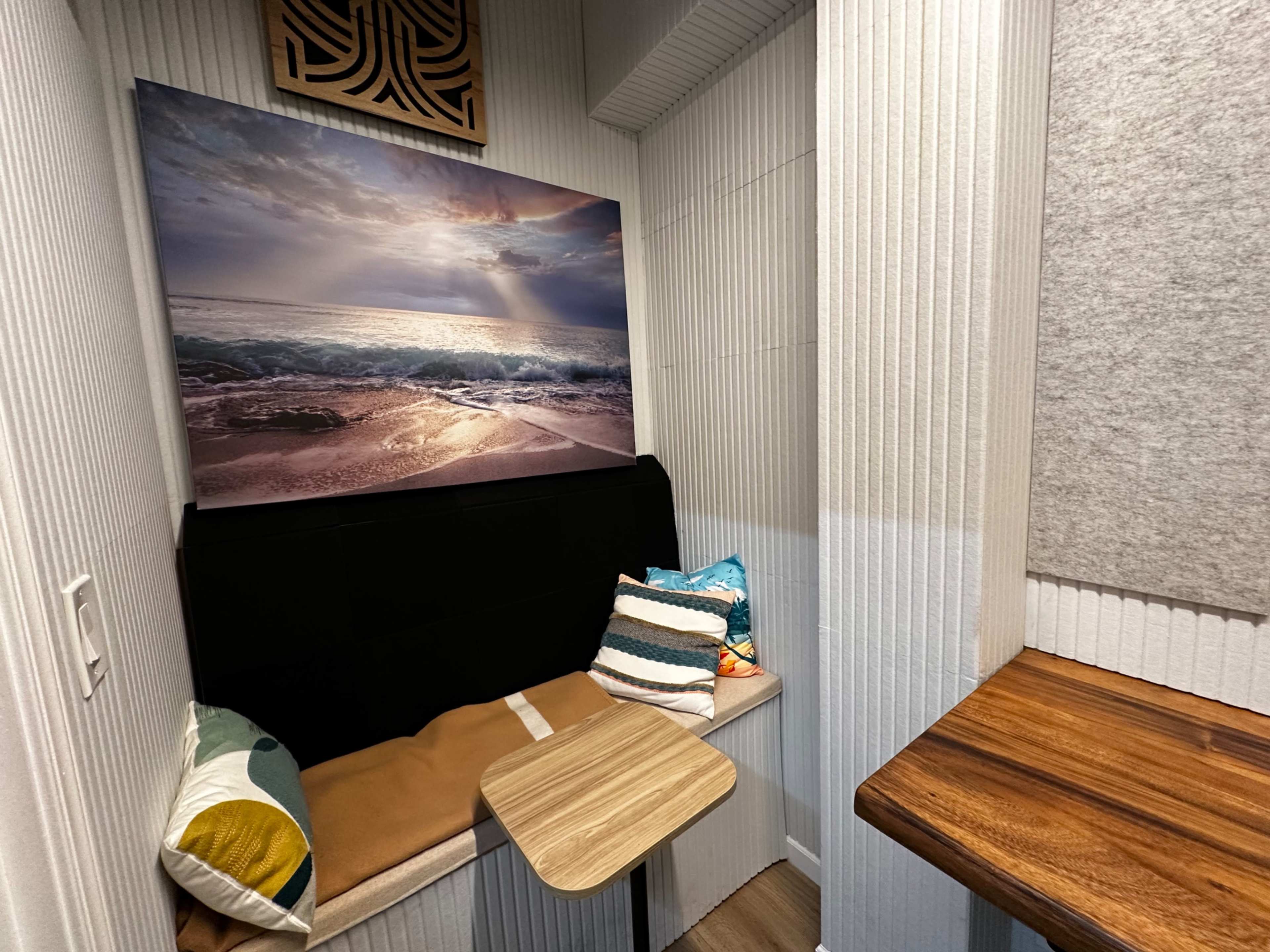 Cozy Podcast Media Content Studio Custom Lighting Image in Waikiki, Honolulu, HI