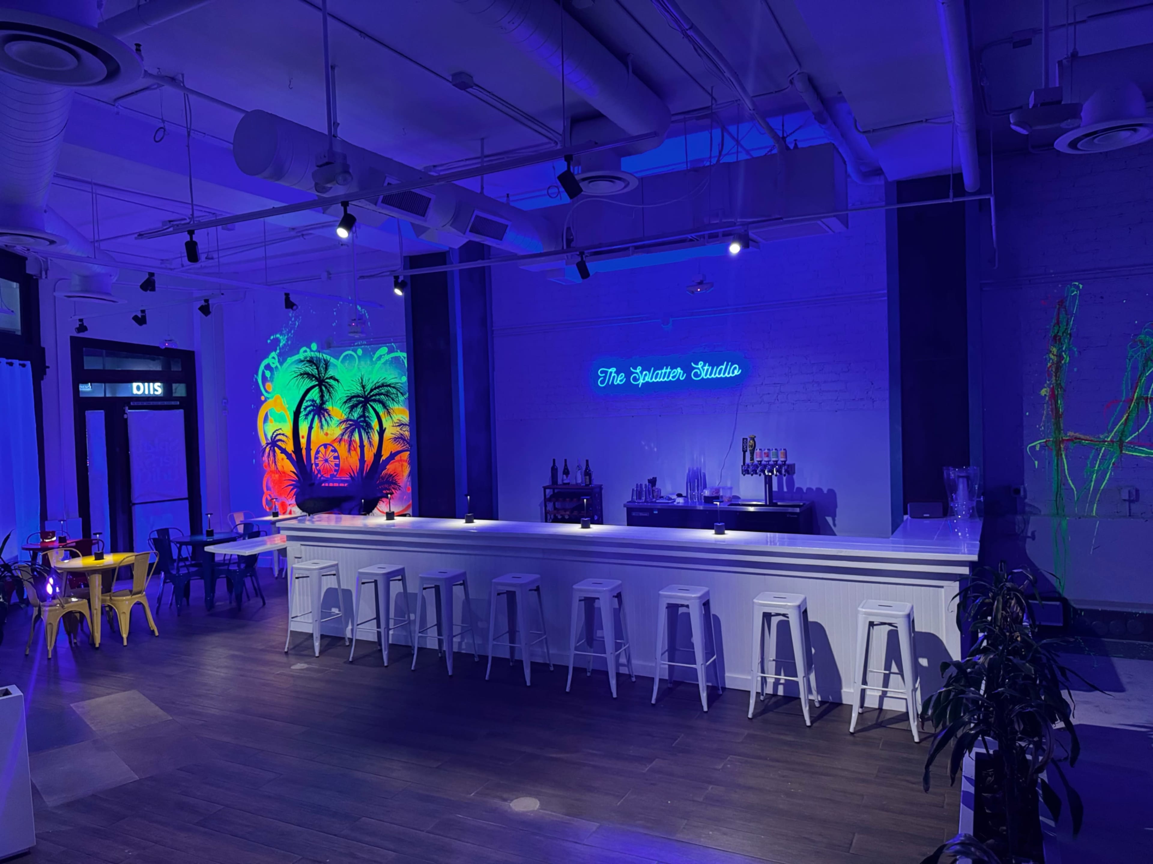 Unique Glow in the Dark Event Space + Bar in Downtown Santa monica. Image in Downtown, santa monica, CA