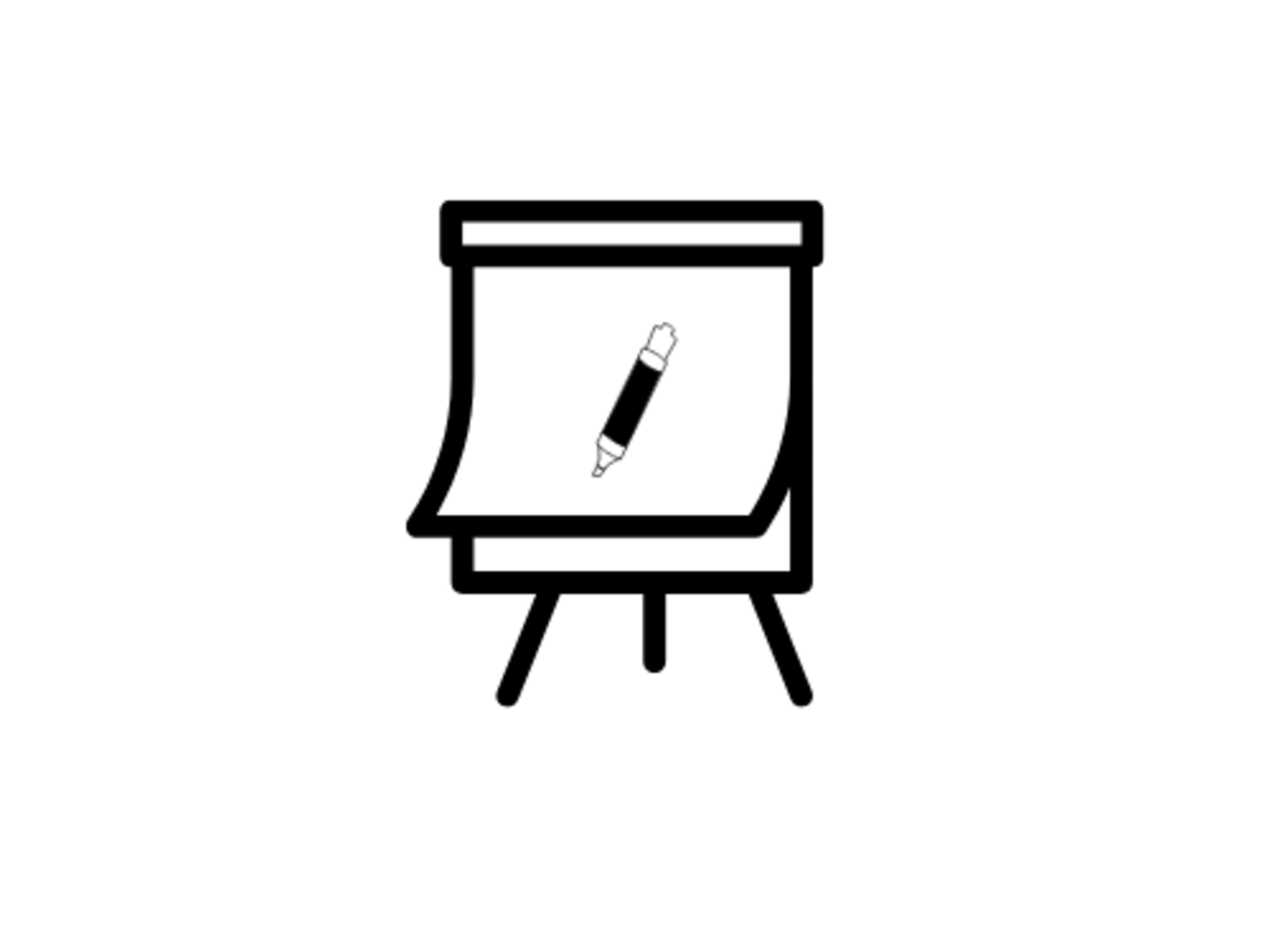 3M Flipchart on Easel w/Markers