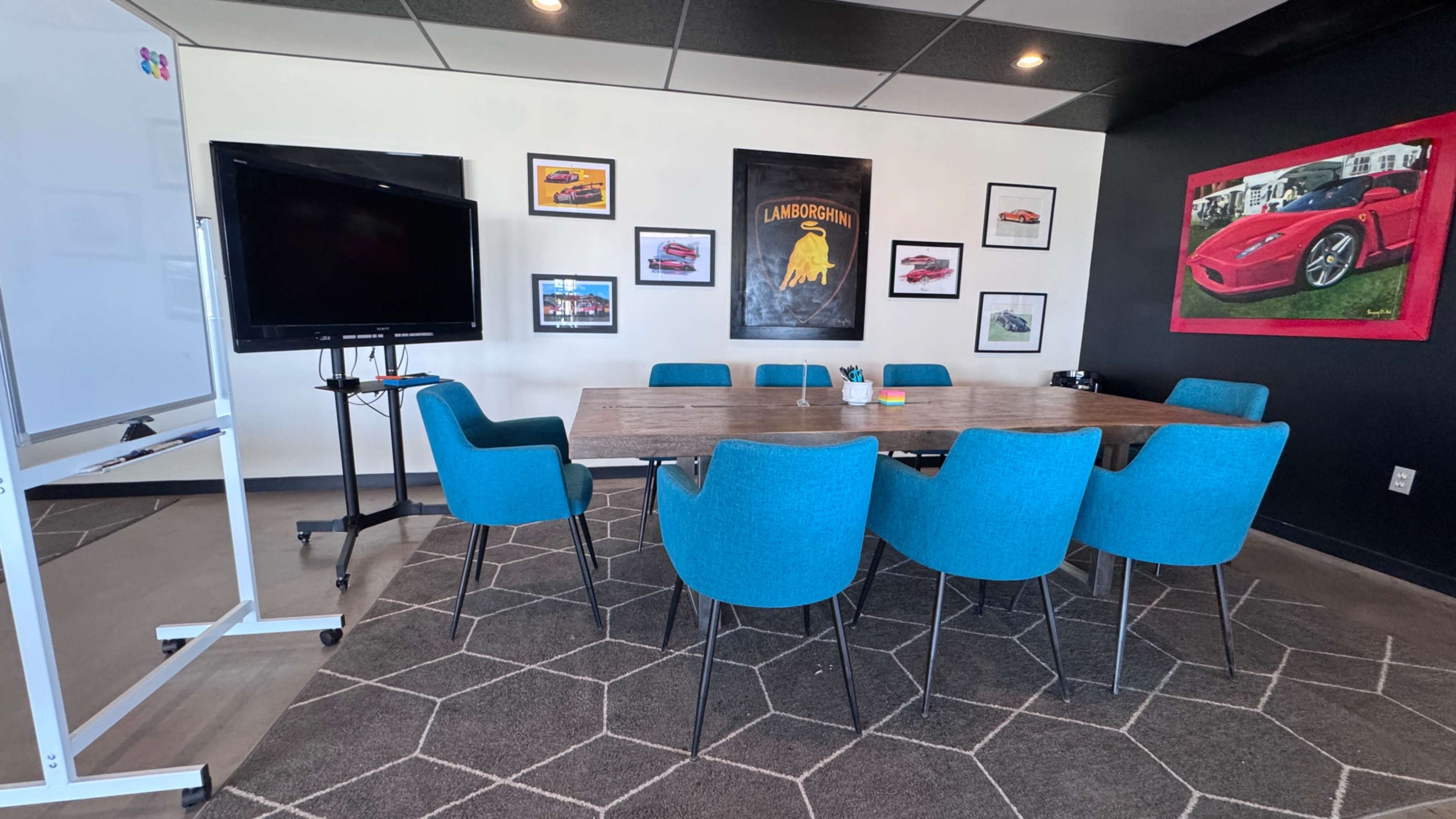Creative Meeting room office space in a beutiful Auto Gallery Image in Redwood City, Redwood City, CA
