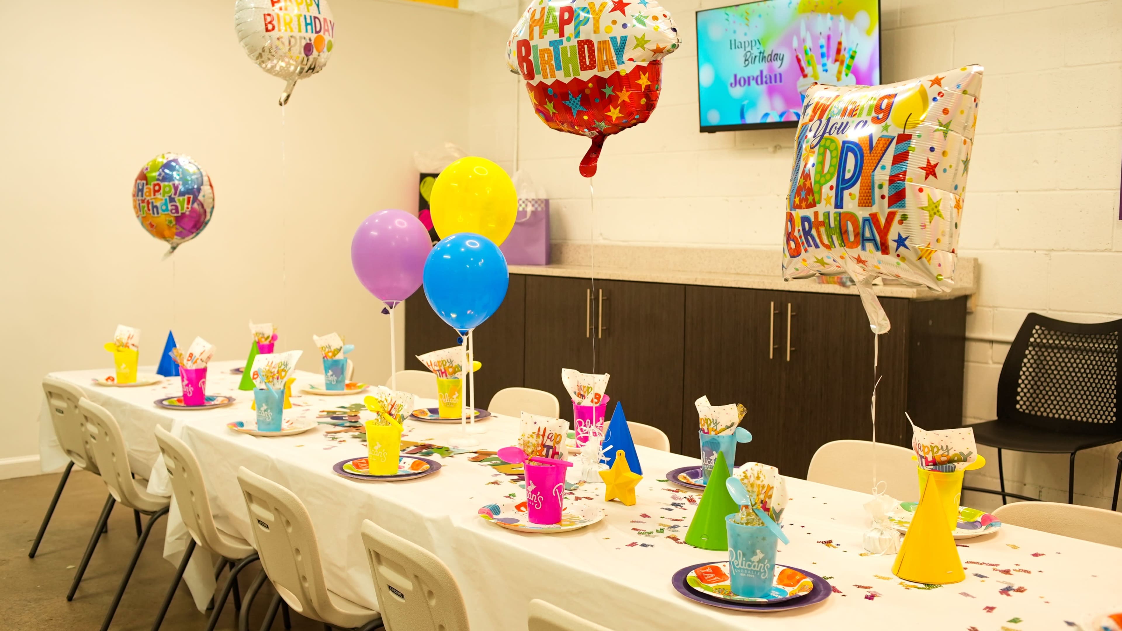 Colorful Ice Cream & SnoBall shop with Event Space Image in Loganville, Loganville, GA