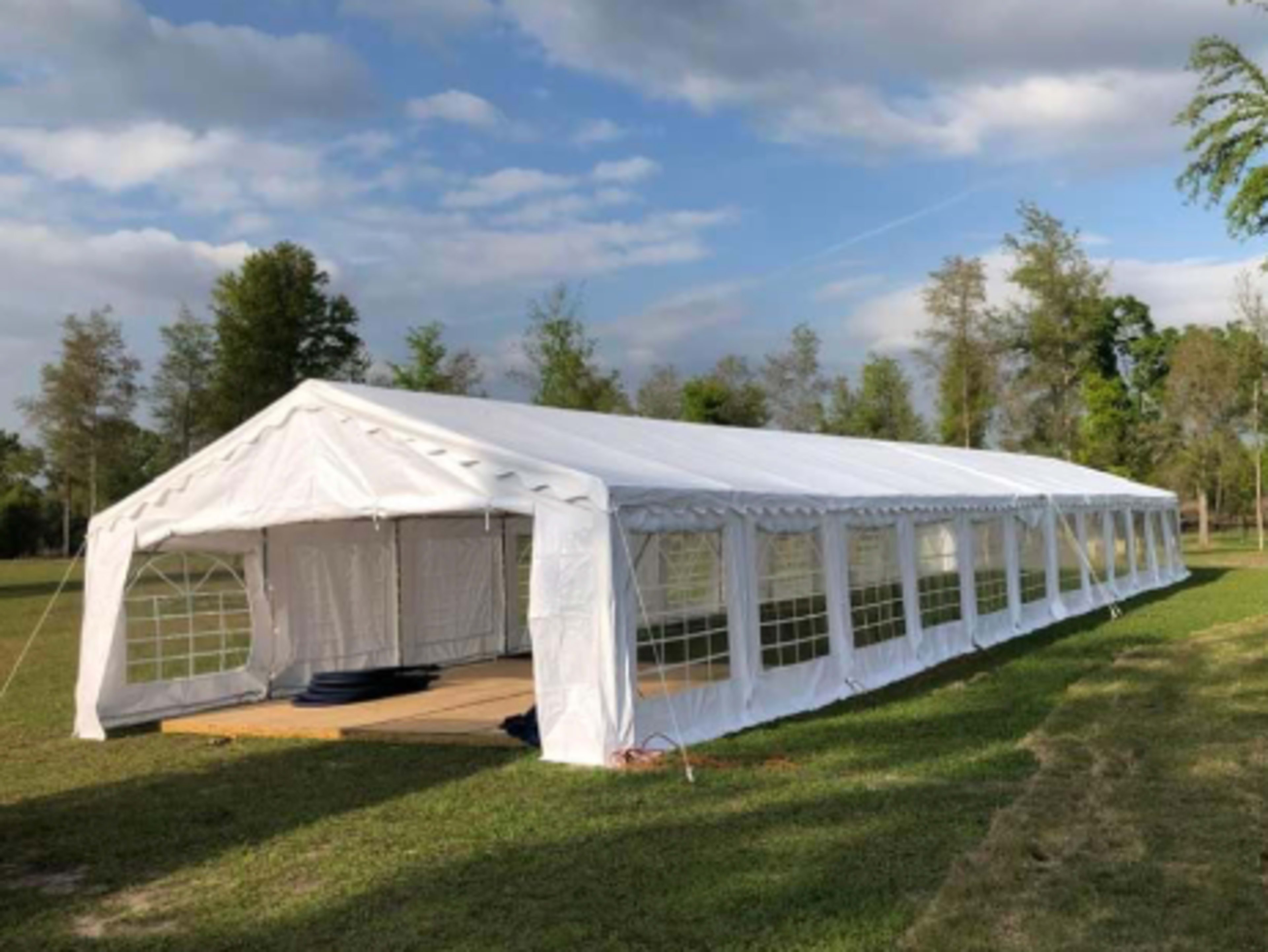Two 20x40 Pole Tents