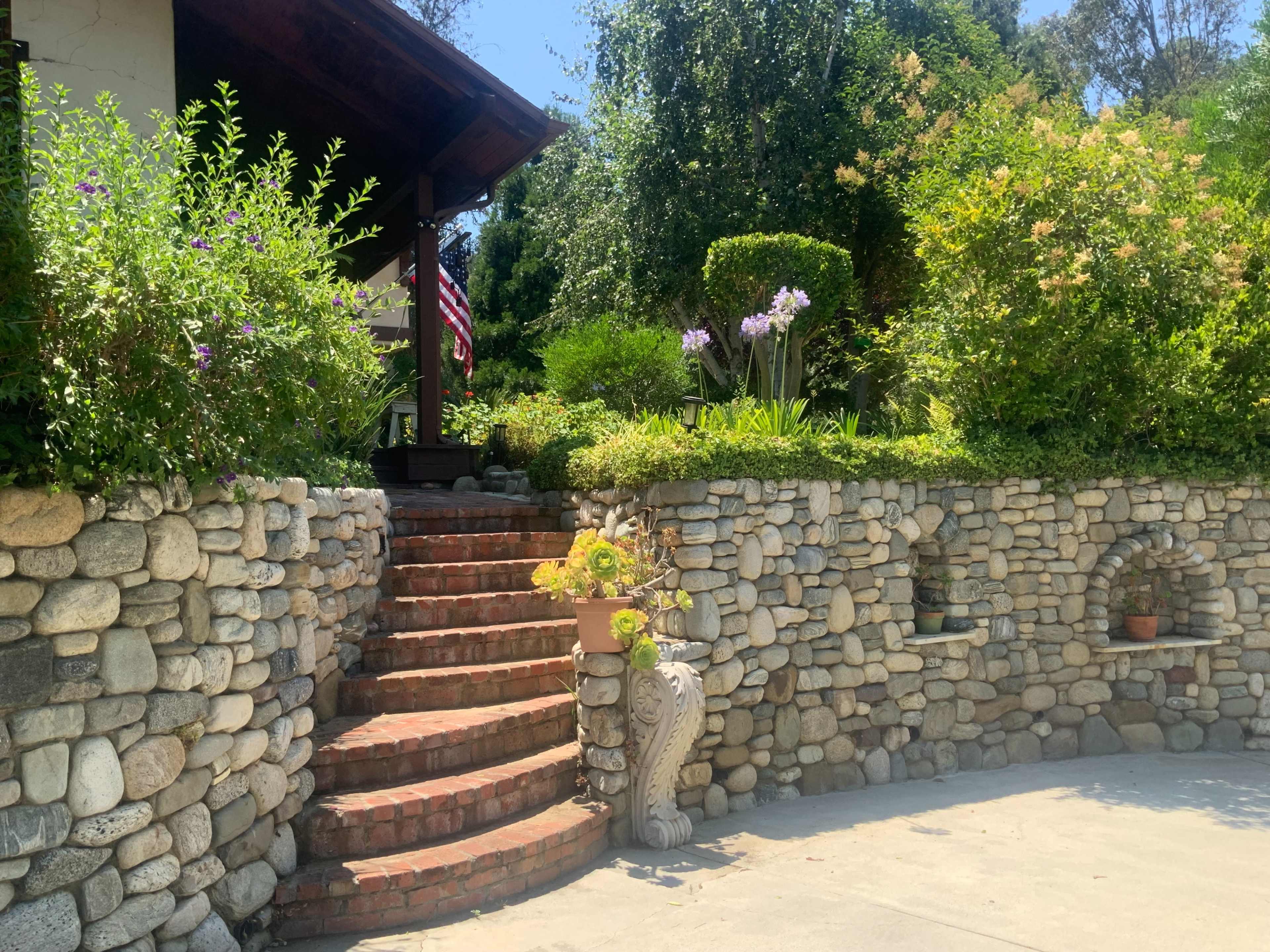 1925 Canyon Top View Garden Outpost House Image in Topanga, Topanga, CA