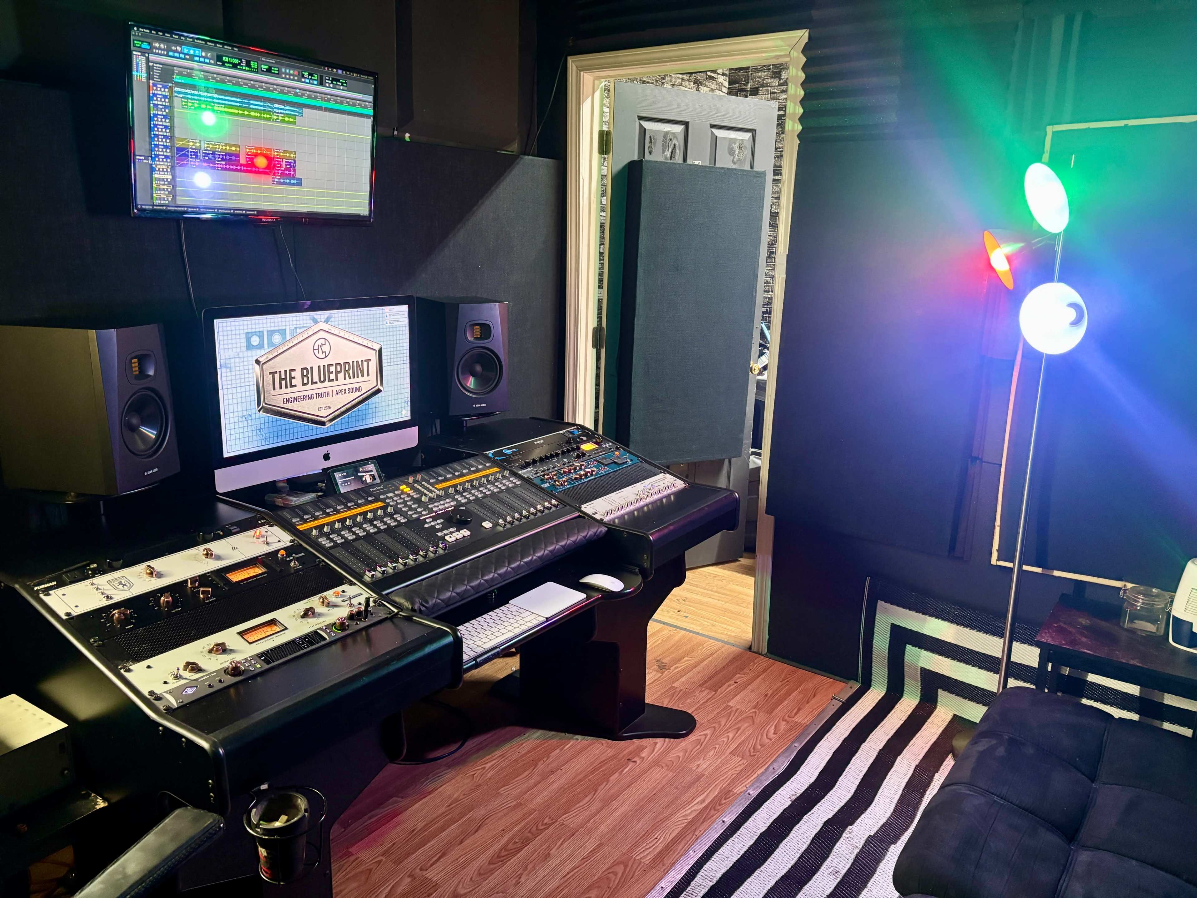 Vibrant hybrid analog recording studio and content space with SSL console Image in Stonecrest, Lithonia, GA