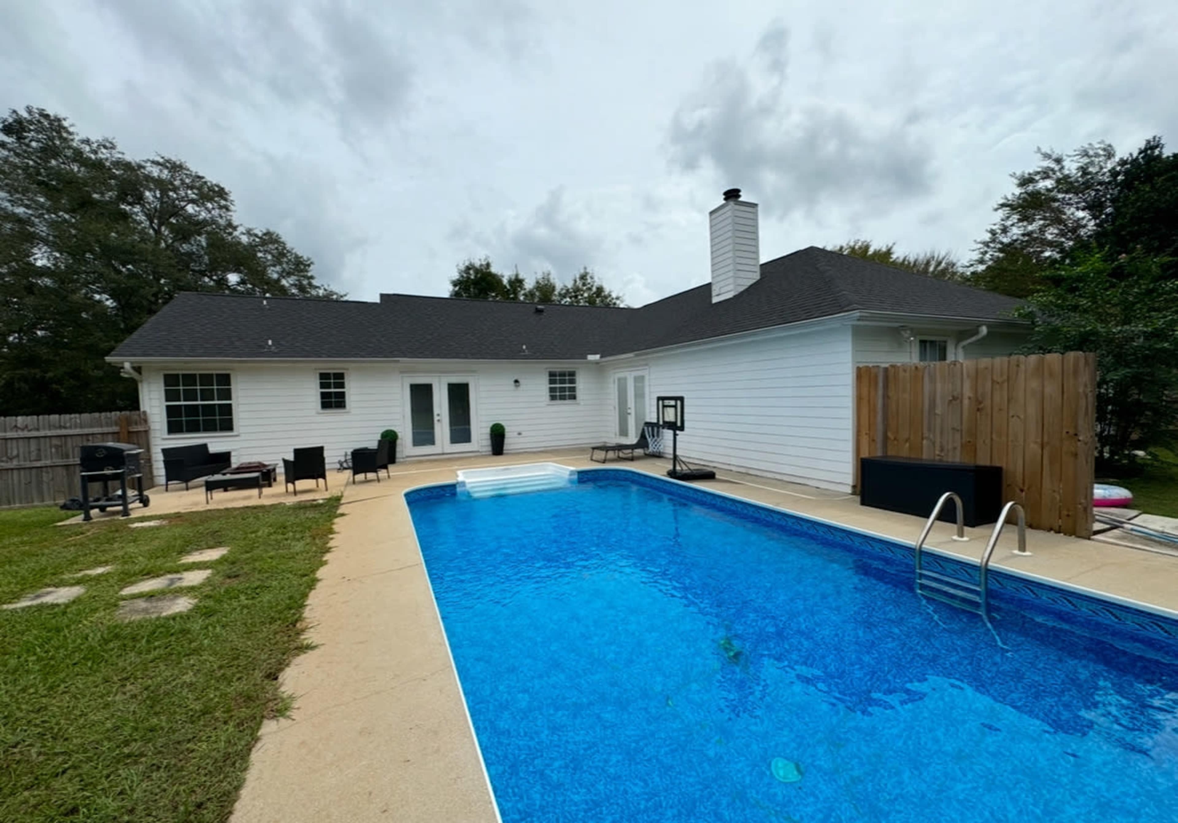 Urban monochromatic home with a pool Image in , Tallahassee, FL
