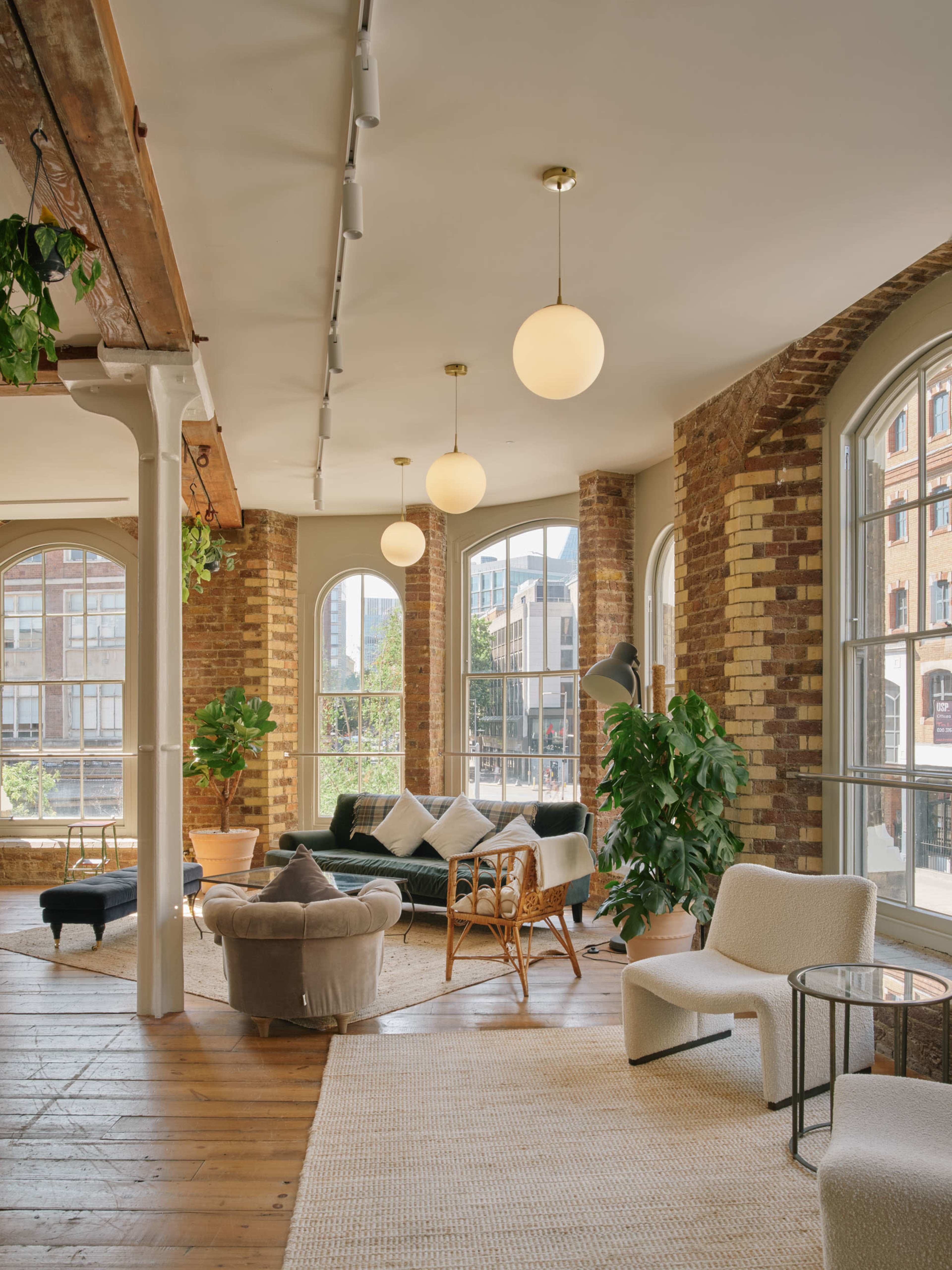 Light-filled Loft Style Lounge in a Grade II Listed Warehouse Image in London, London, ENG