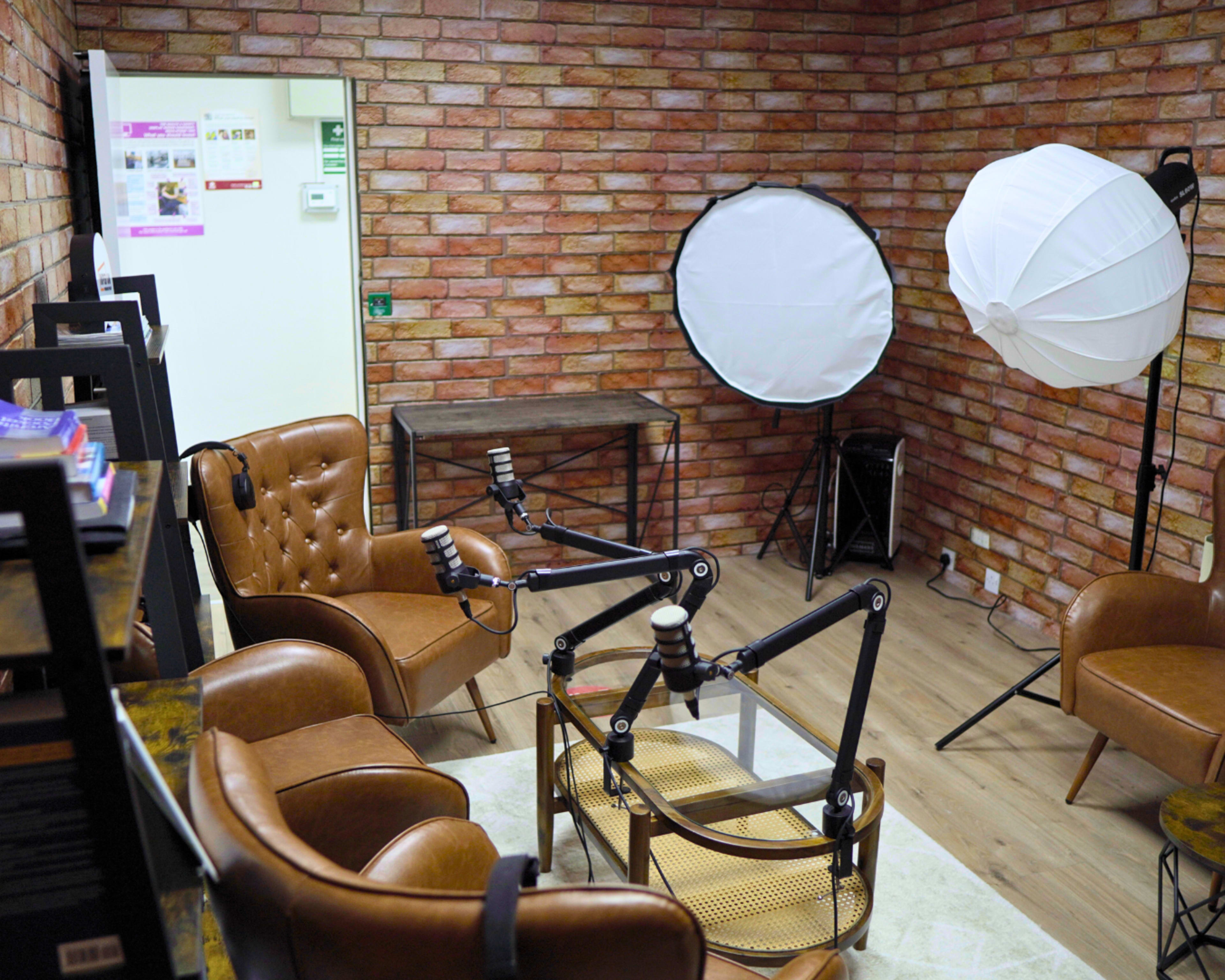 Brick Wall Podcast Studio Image in Rochester, Rochester, ENG