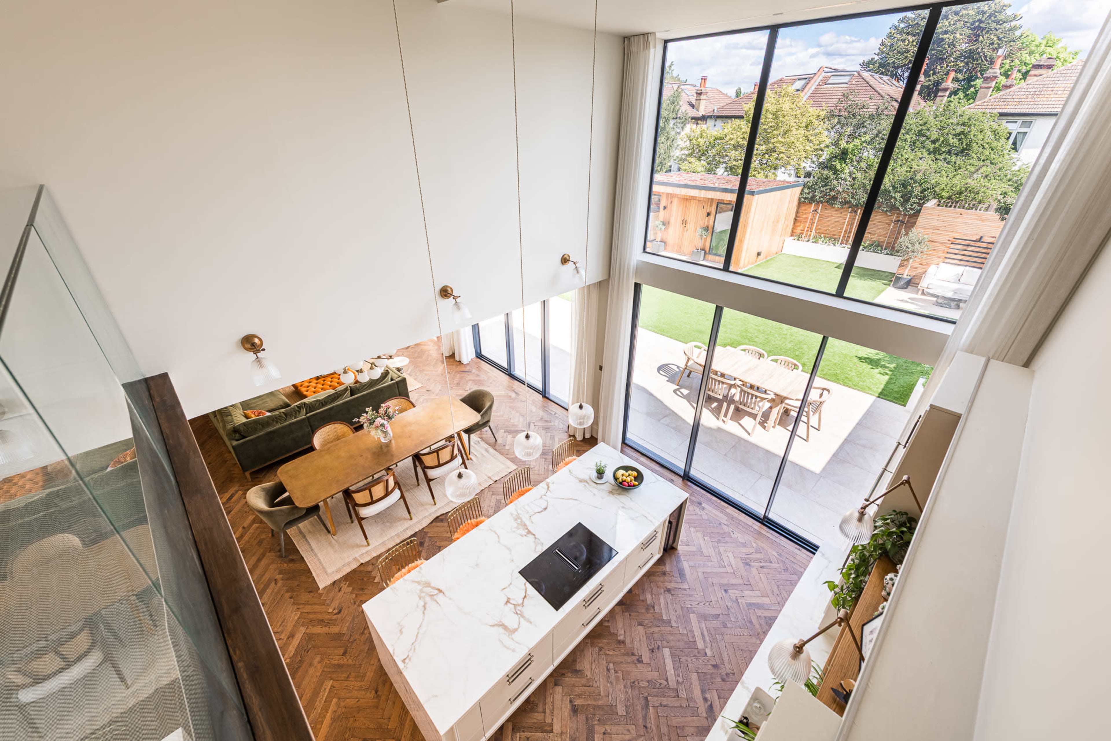 Langham Location House in Teddington with Double-Height Kitchen and Balcony Image in Teddington, London, ENG