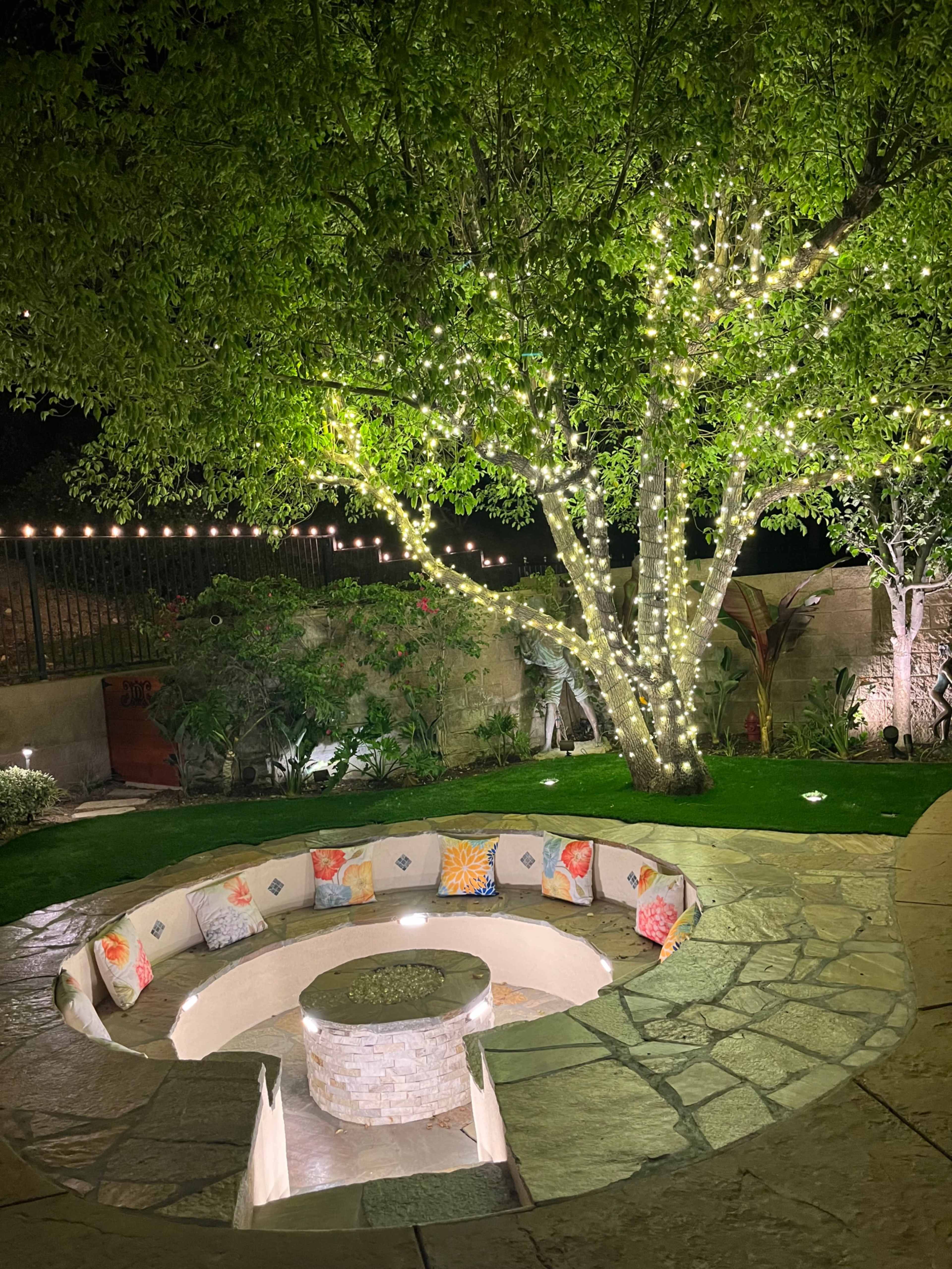 Porter Ranch Oasis with Grotto Waterfall and Slide Image in Chatsworth, Porter Ranch, CA