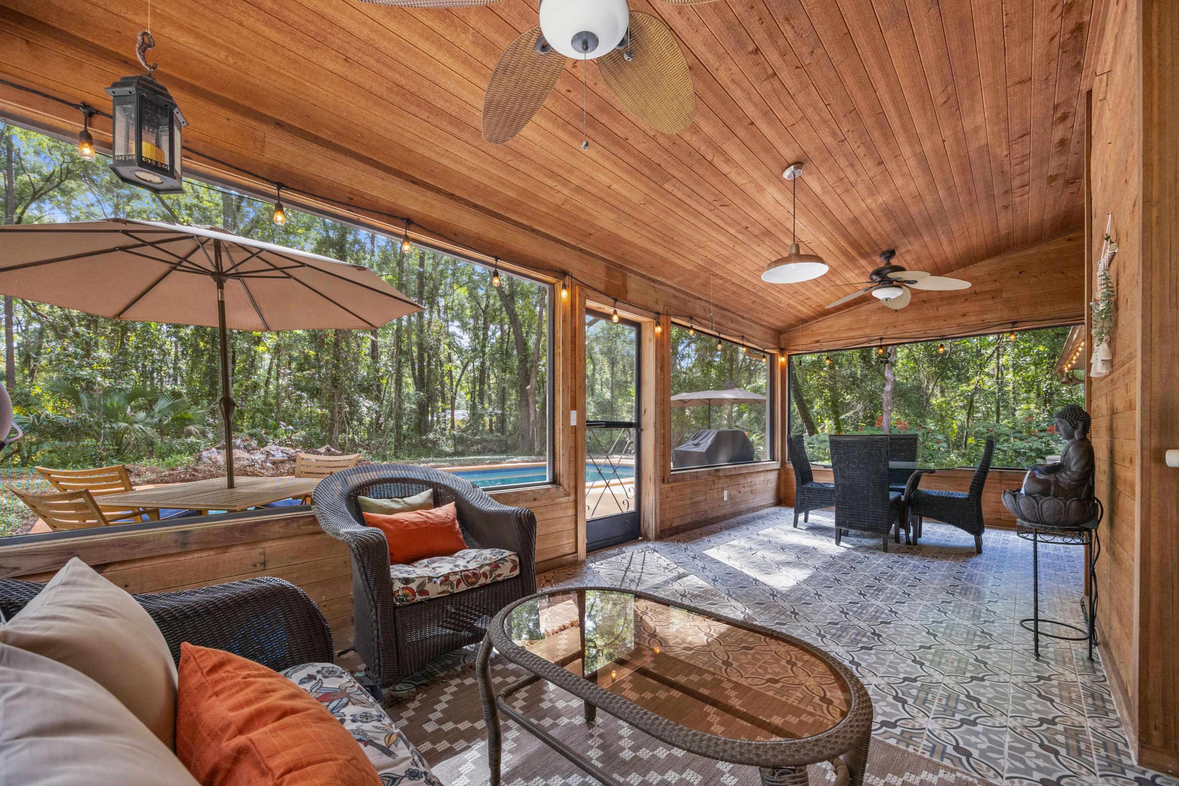 The Secluded Sanctuary | Salt Pool+Lanai+Office Image in , Gainesville, FL