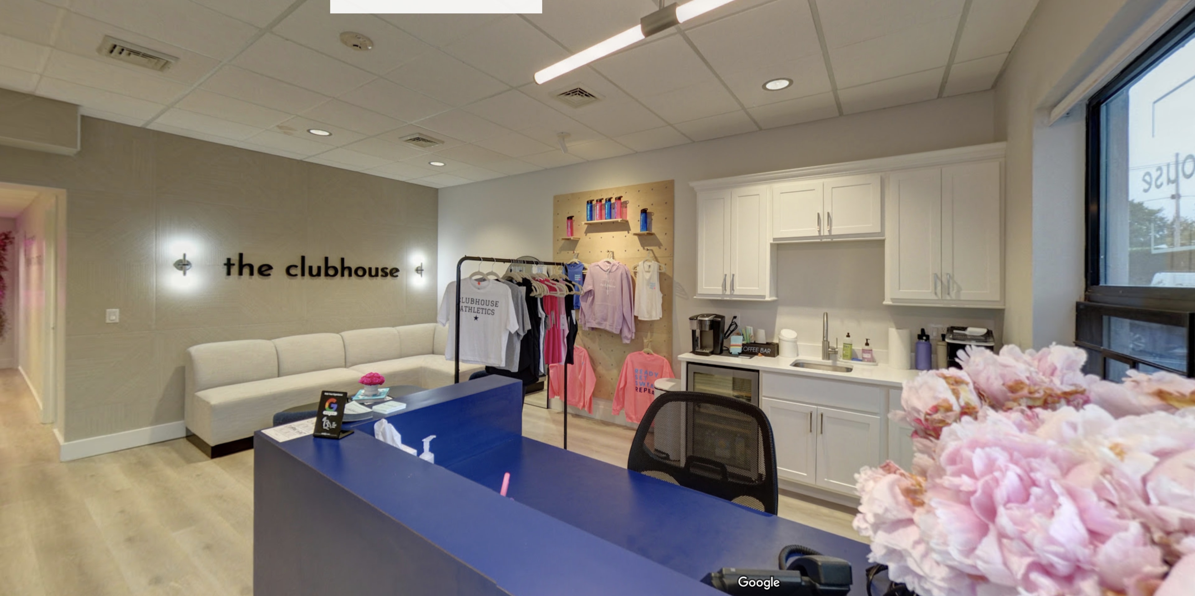 Open Luxe Fitness/Dance Studio with Neon Lighting Image in Summit, Summit, NJ