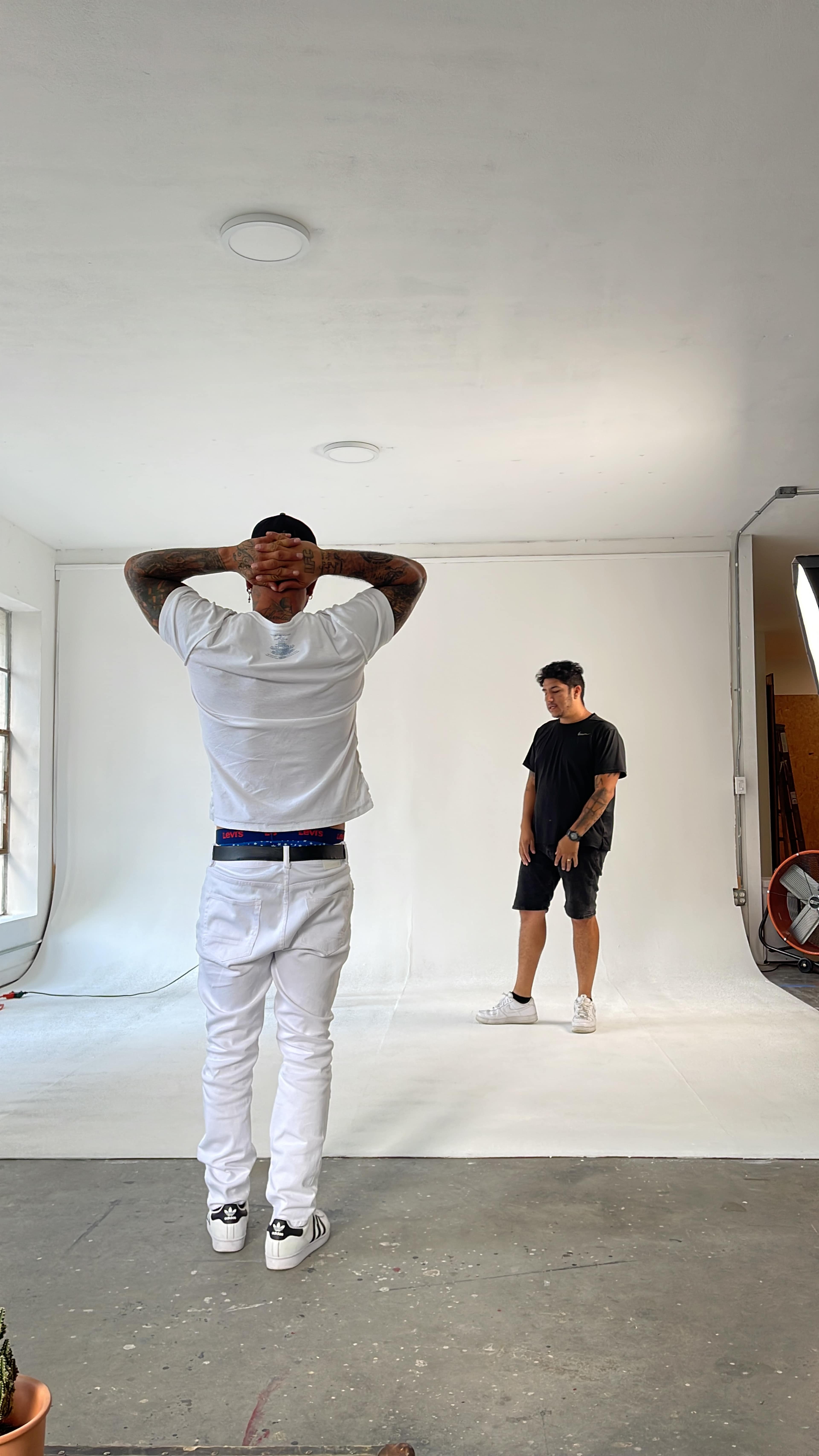 Dance music video shoot