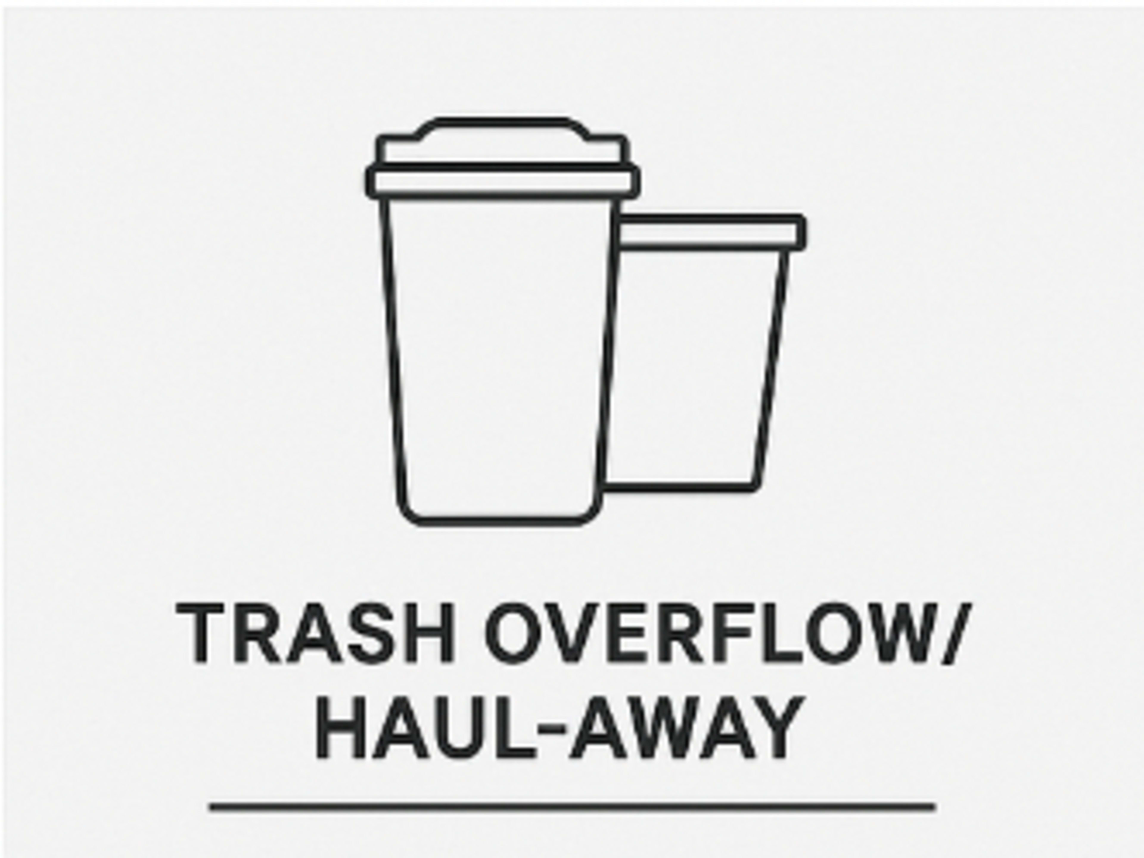 Trash Overflow / Haul-Away 