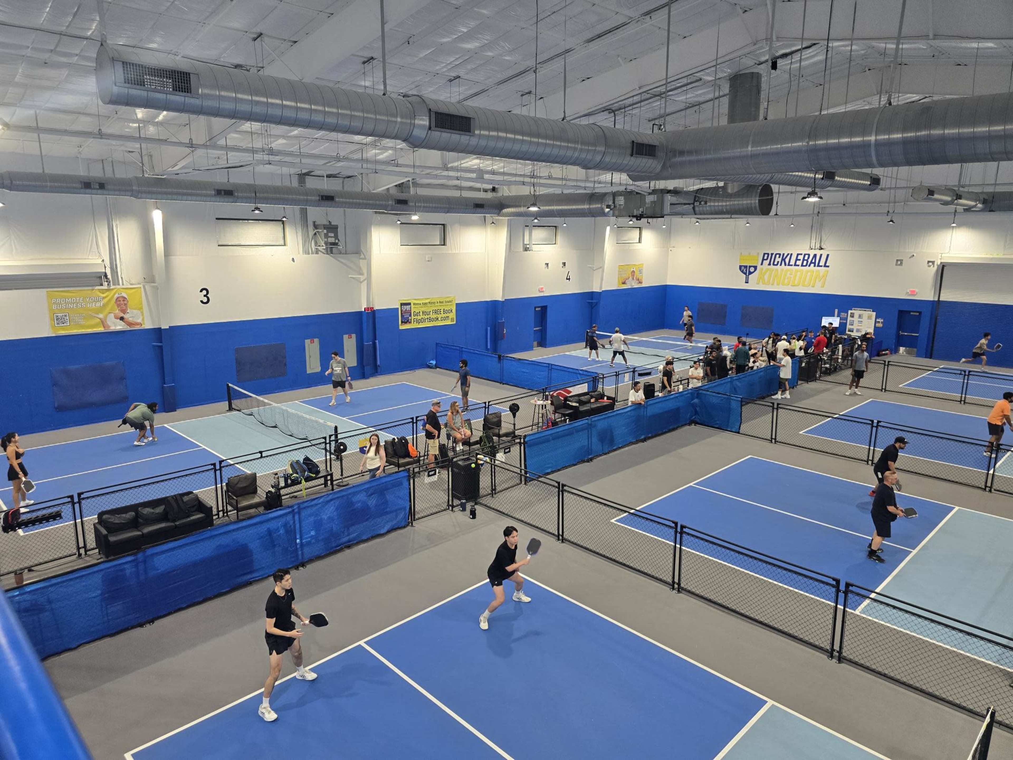 Massive 8-Court Indoor Pickleball Venue with Private Event Room Image in Austin, Pflugerville TX, TX
