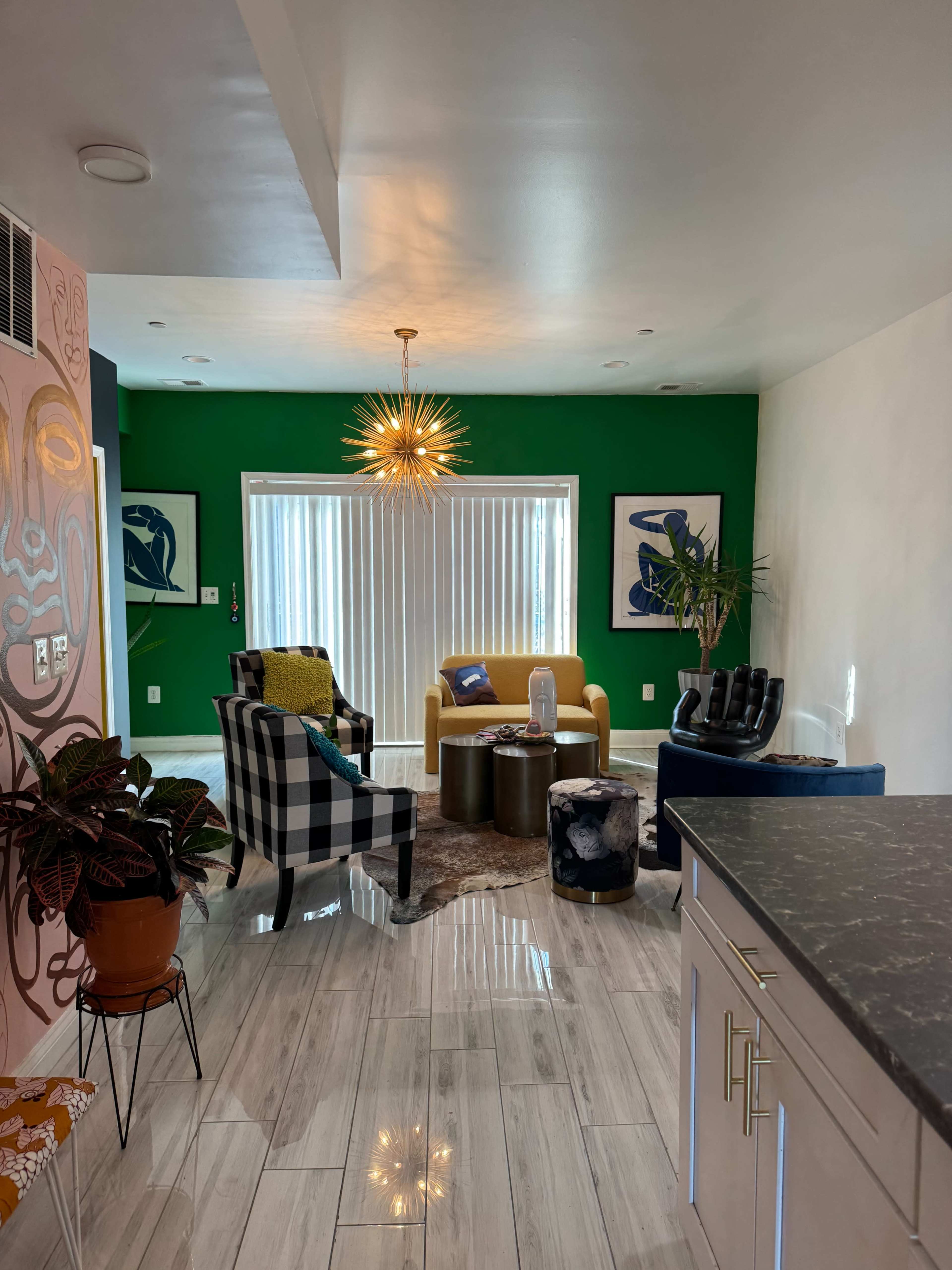Eclectic  Art Gallery in Uptown DC Rowhouse Image in Northwest Washington, Washington, DC