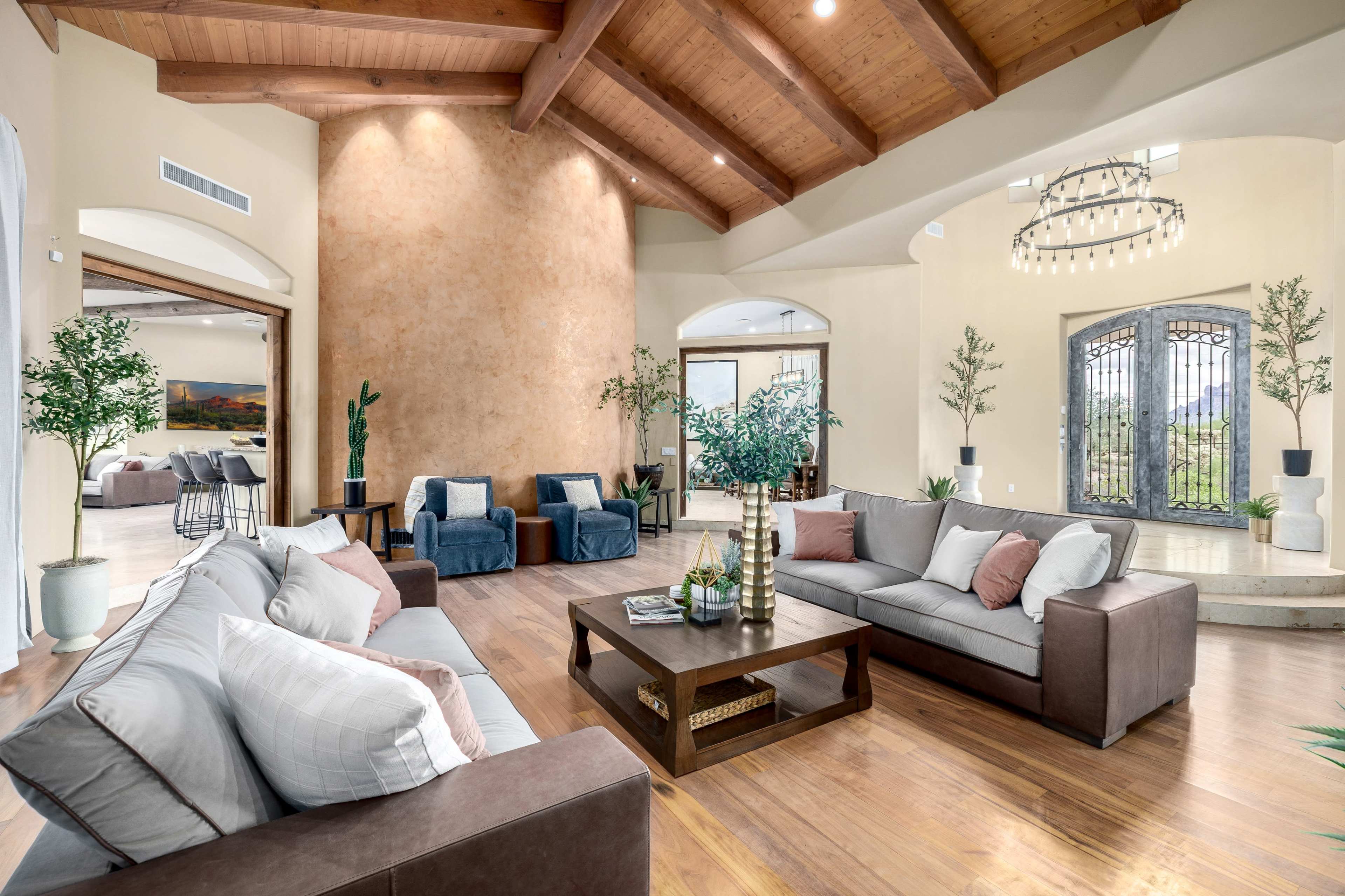 Custom Home @ Base pf Superstition Mountains. Open Chefs Kitchen. Image in , Apache Junction, AZ