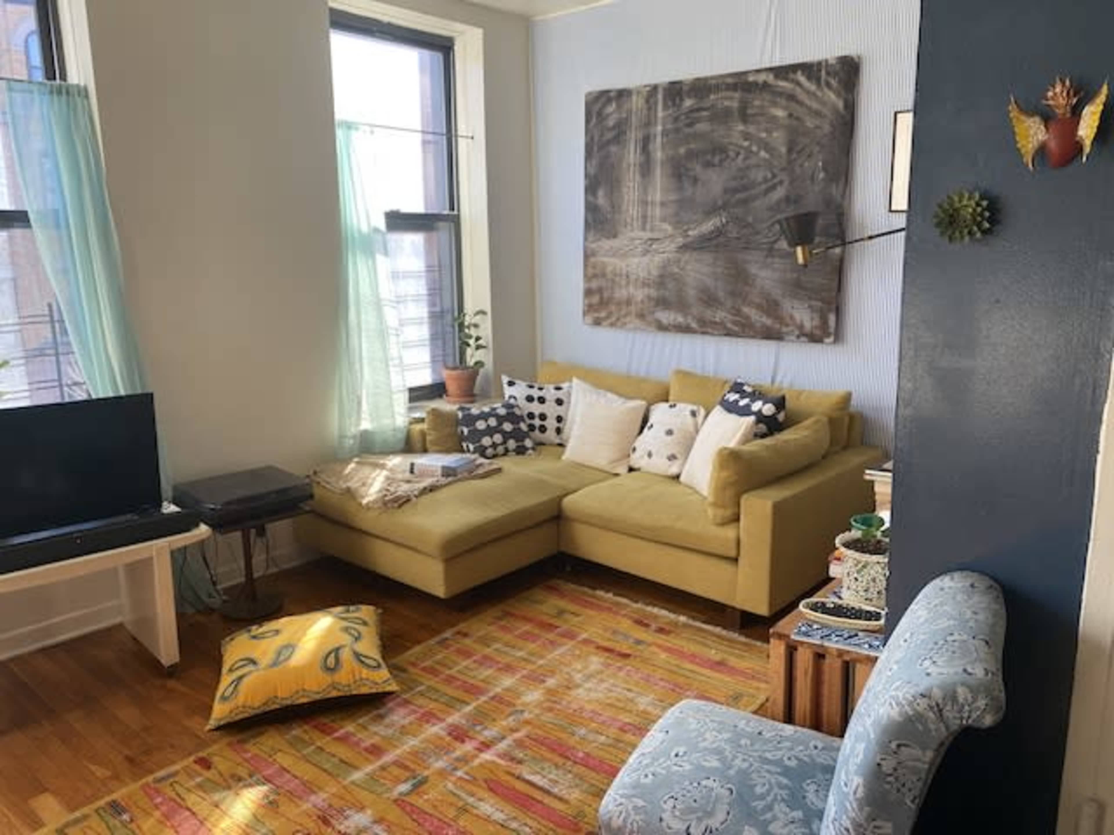 Colorful Artistic Boheme Brooklyn Apartment Image in Crown Heights, Brooklyn, NY