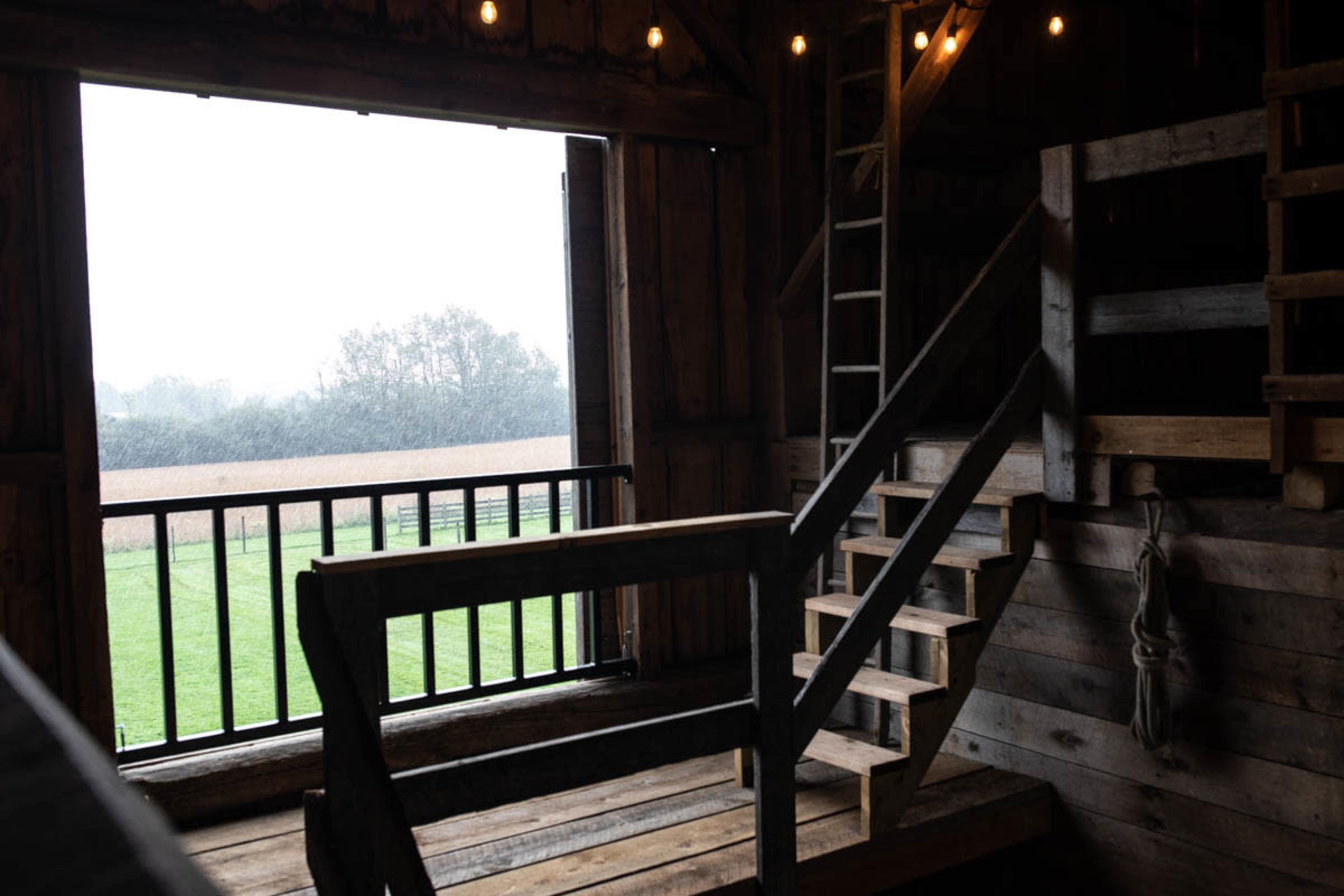 Hobby farm with large historic barn with rustic studio space and a cozy country cabin. Image in Brant, Caledonia, ON