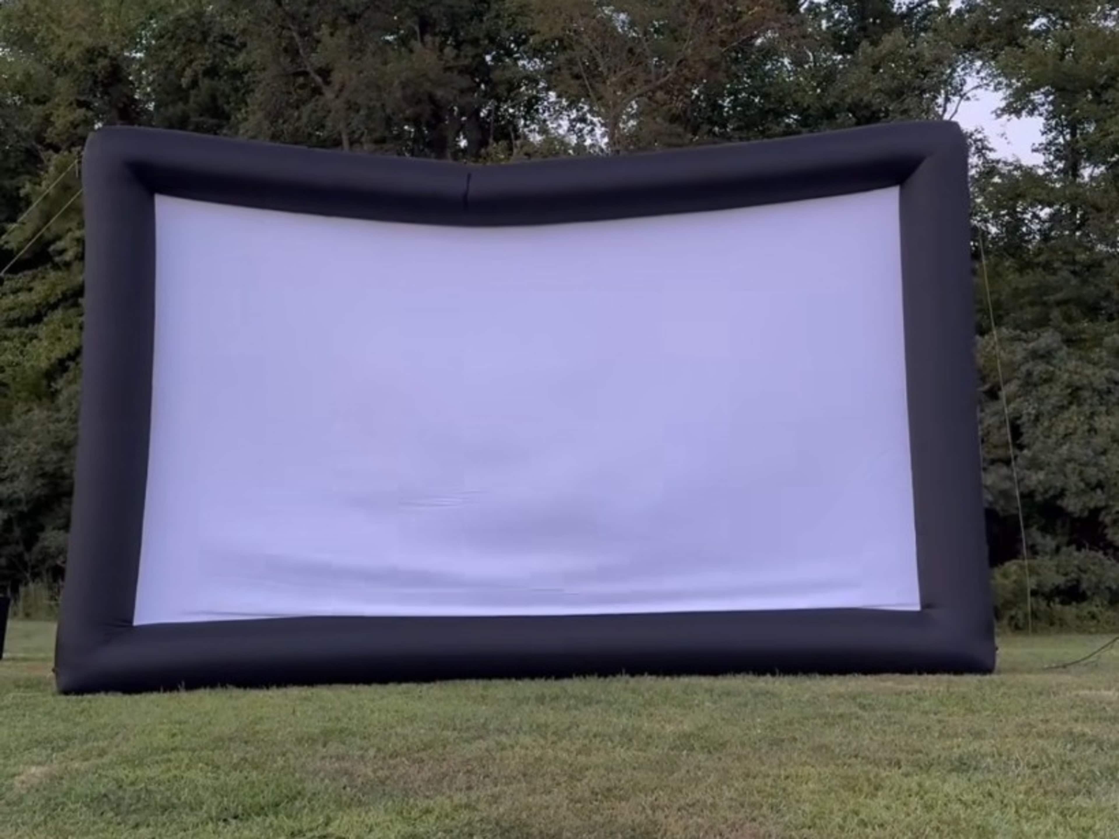 Outdoor Movie Screen & Projector