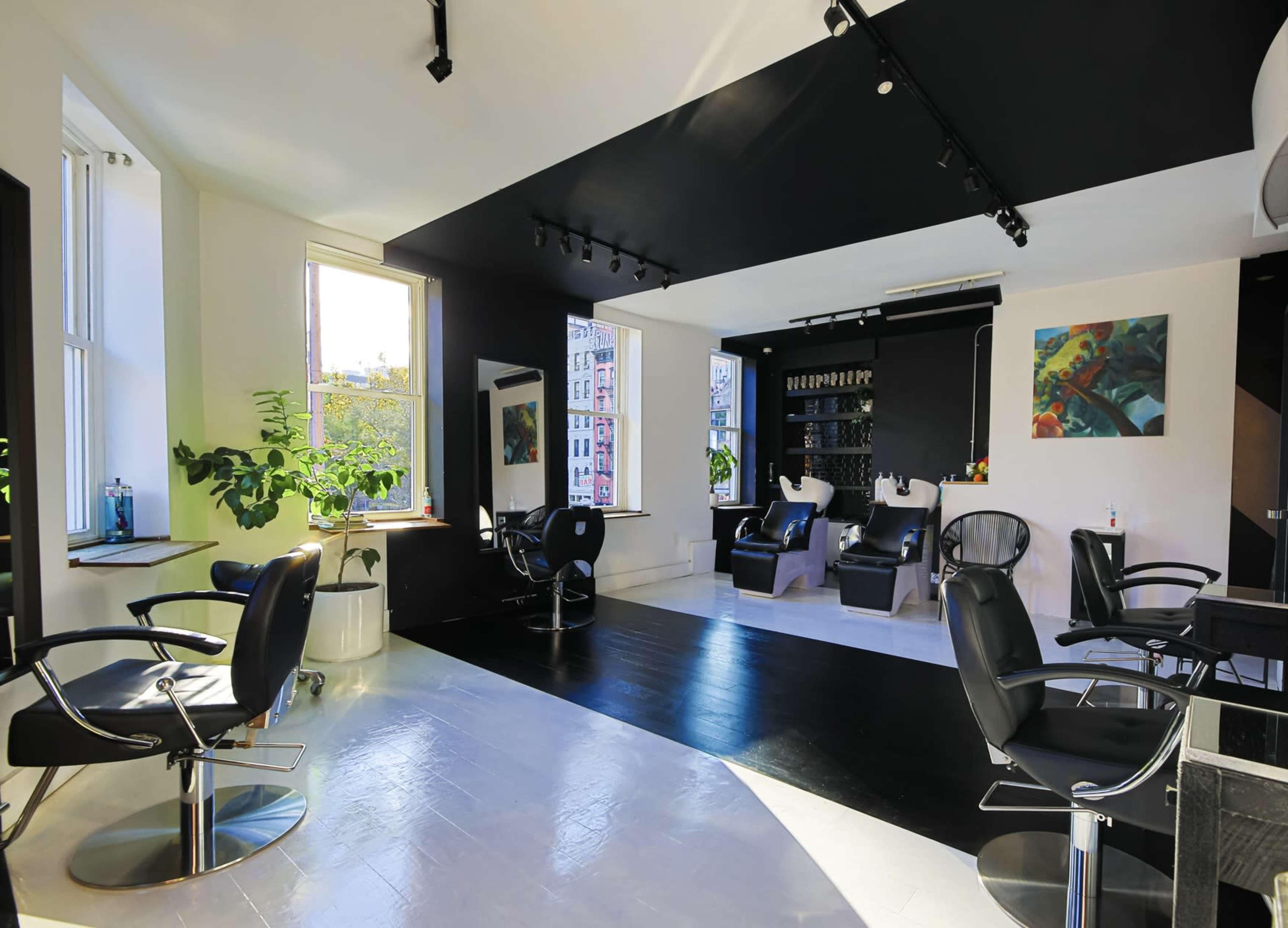 Naturally lit Salon/Studio Downtown Image in Chinatown, New York, NY