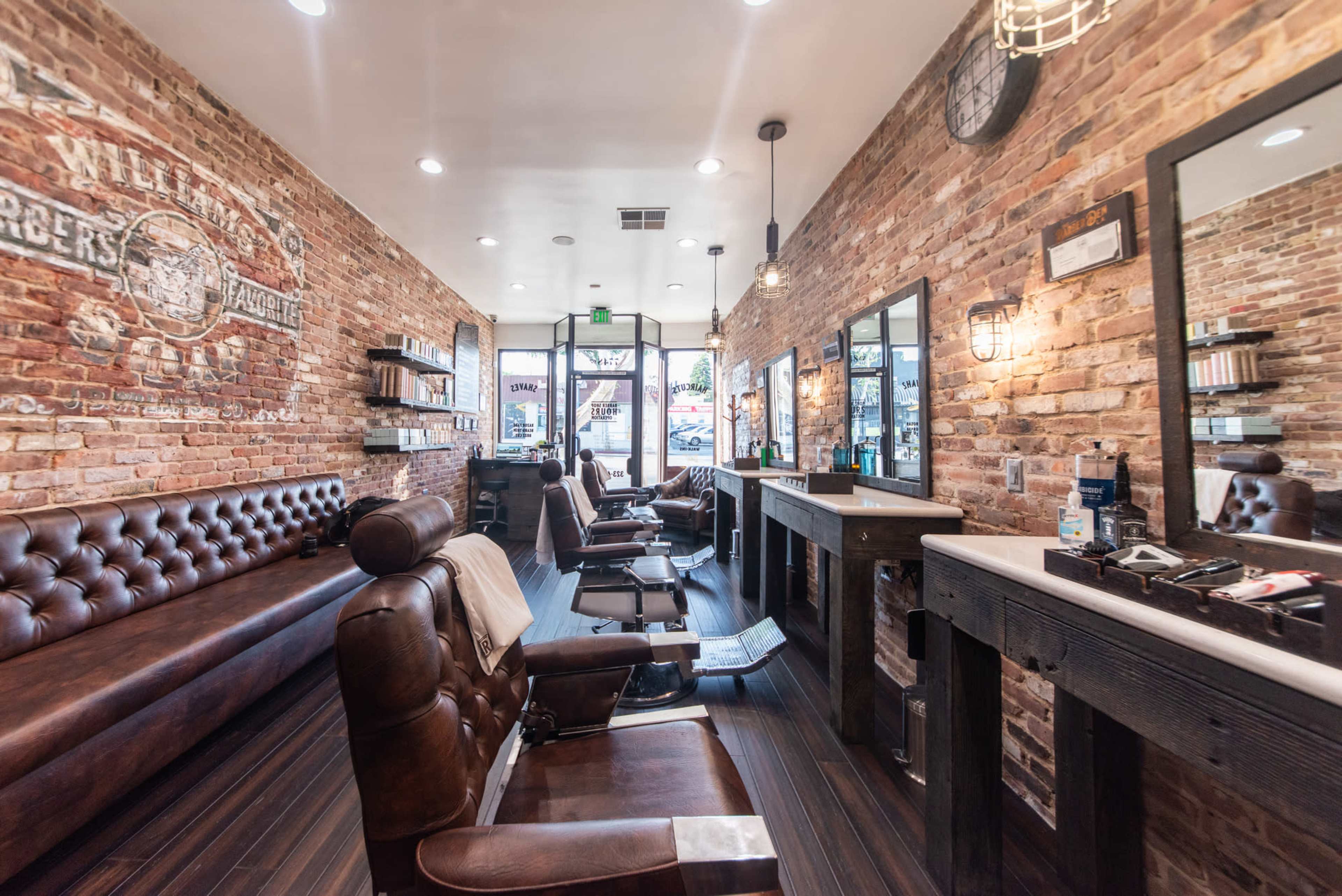 High-End Barbershop for Rent for Filming Image in Central LA, West Hollywood, CA