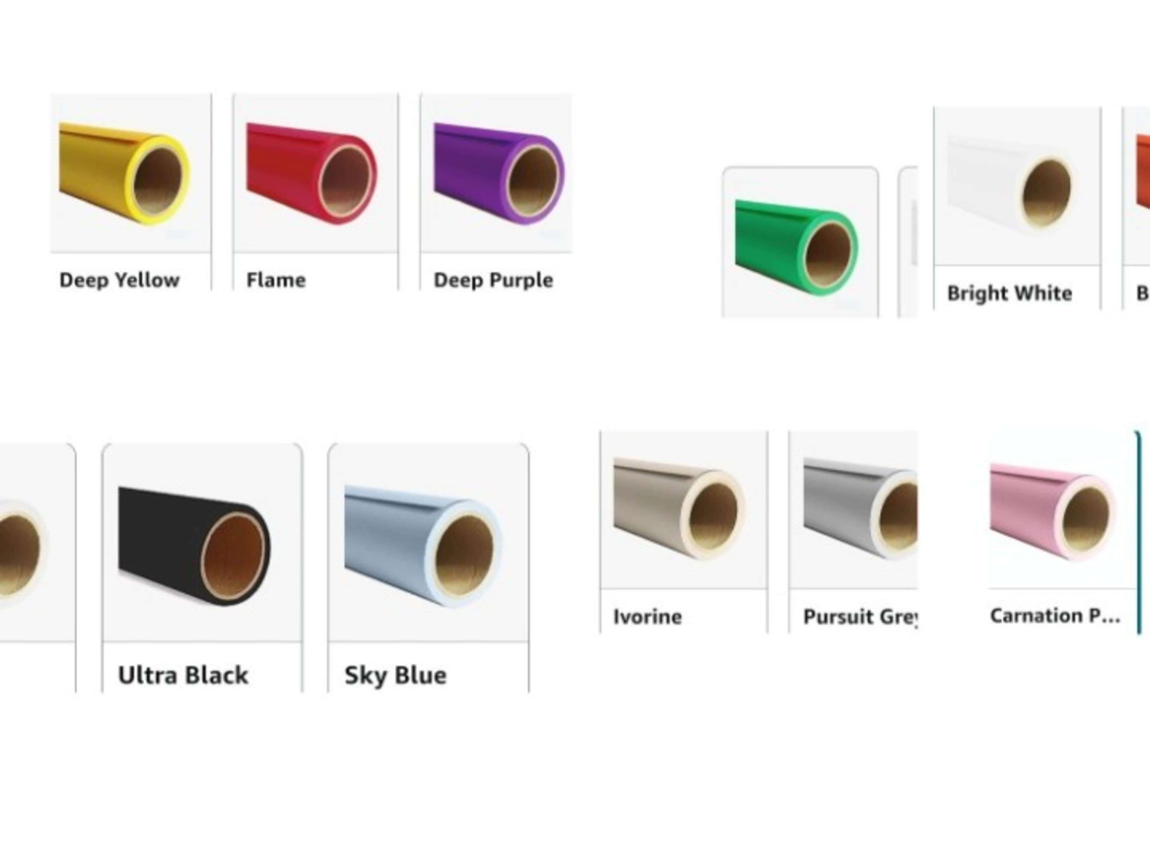 Colored paper backdrop