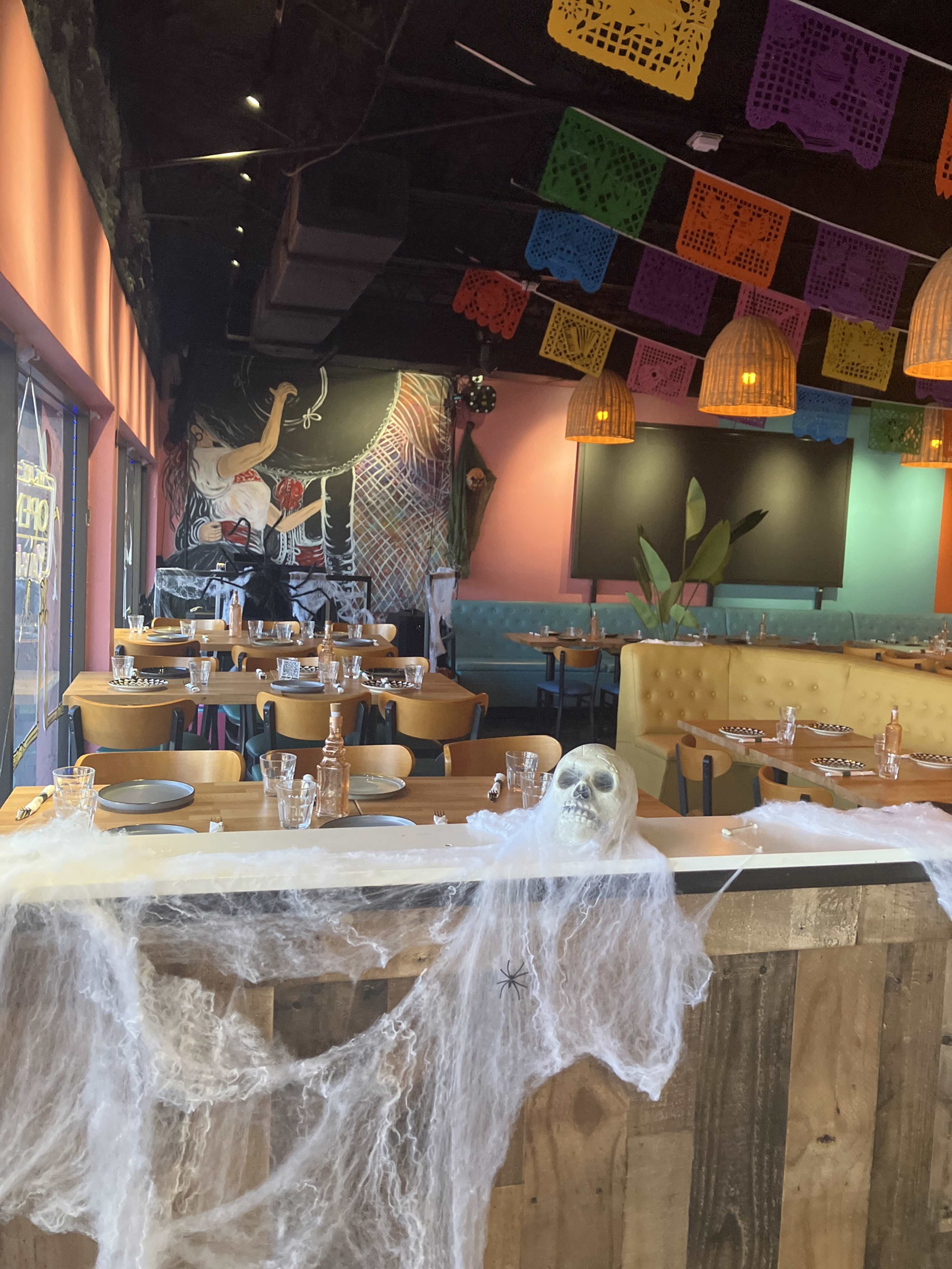 Vibrant Cafe Space with Colorful Decor in Pompano Beach Image in Pompano Beach, Pompano Beach, Florida