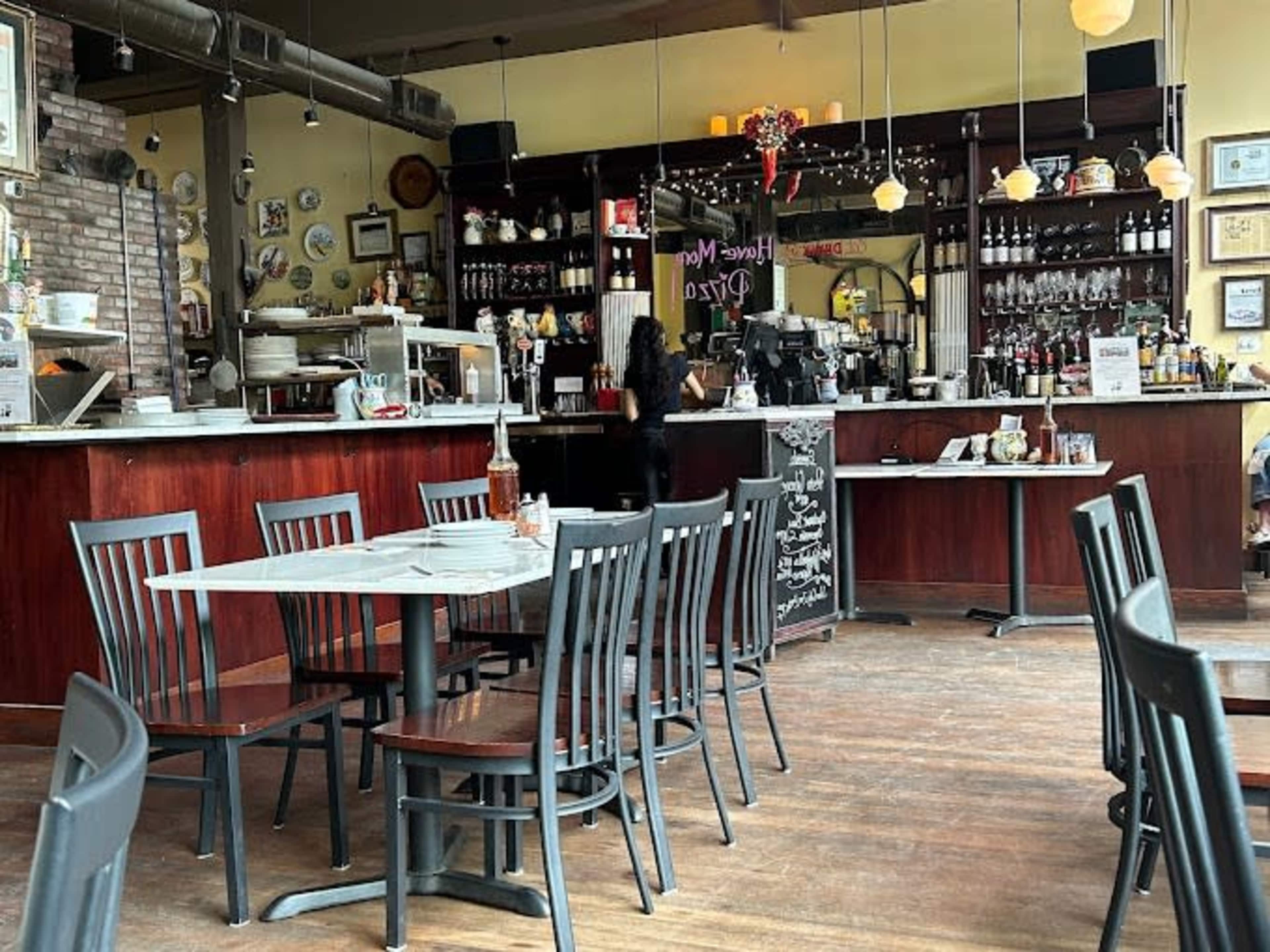 Intimate dining space with wood fired pizza oven in a 1911 building Image in Rainier Valley, Seattle, WA