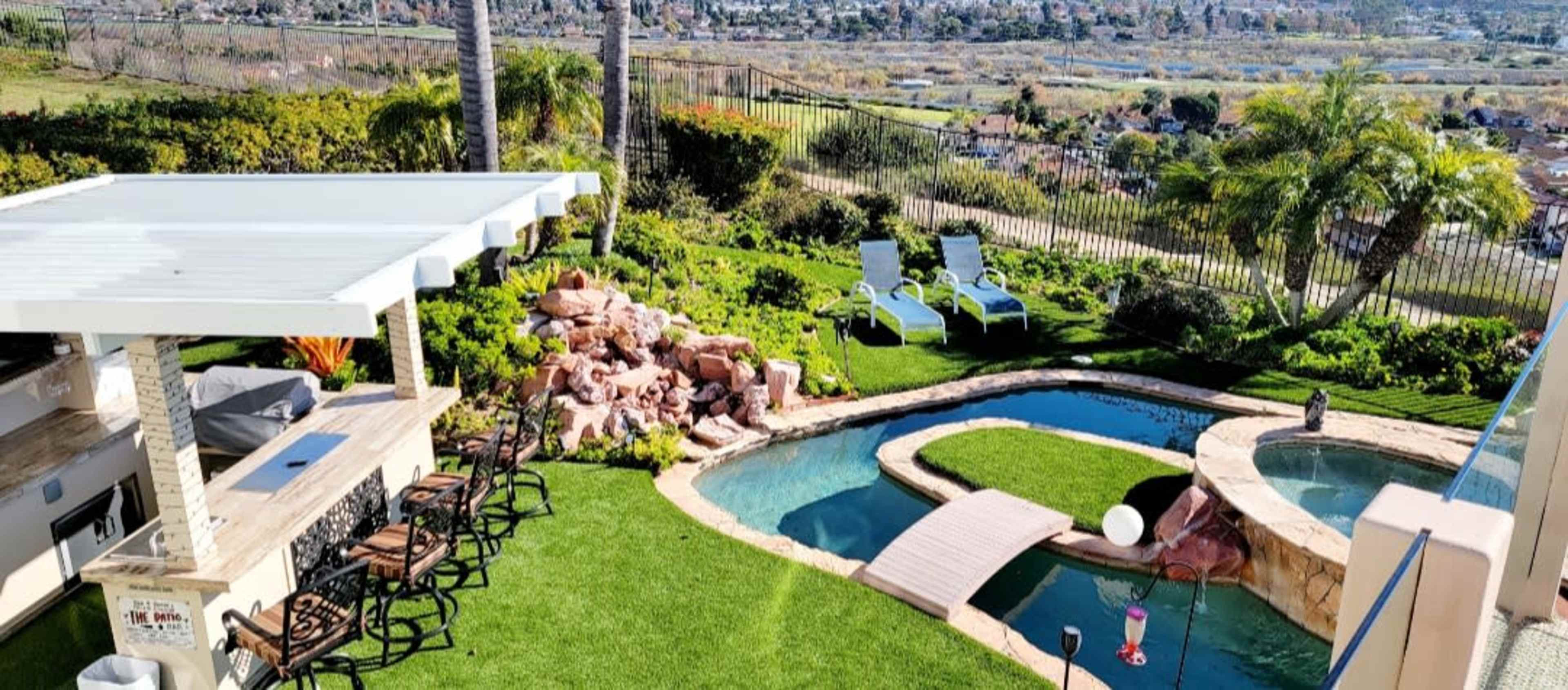 Lavish Pool & Spa 3 miles from the Oceanside beach. View. Image in Oceanside, Oceanside, CA