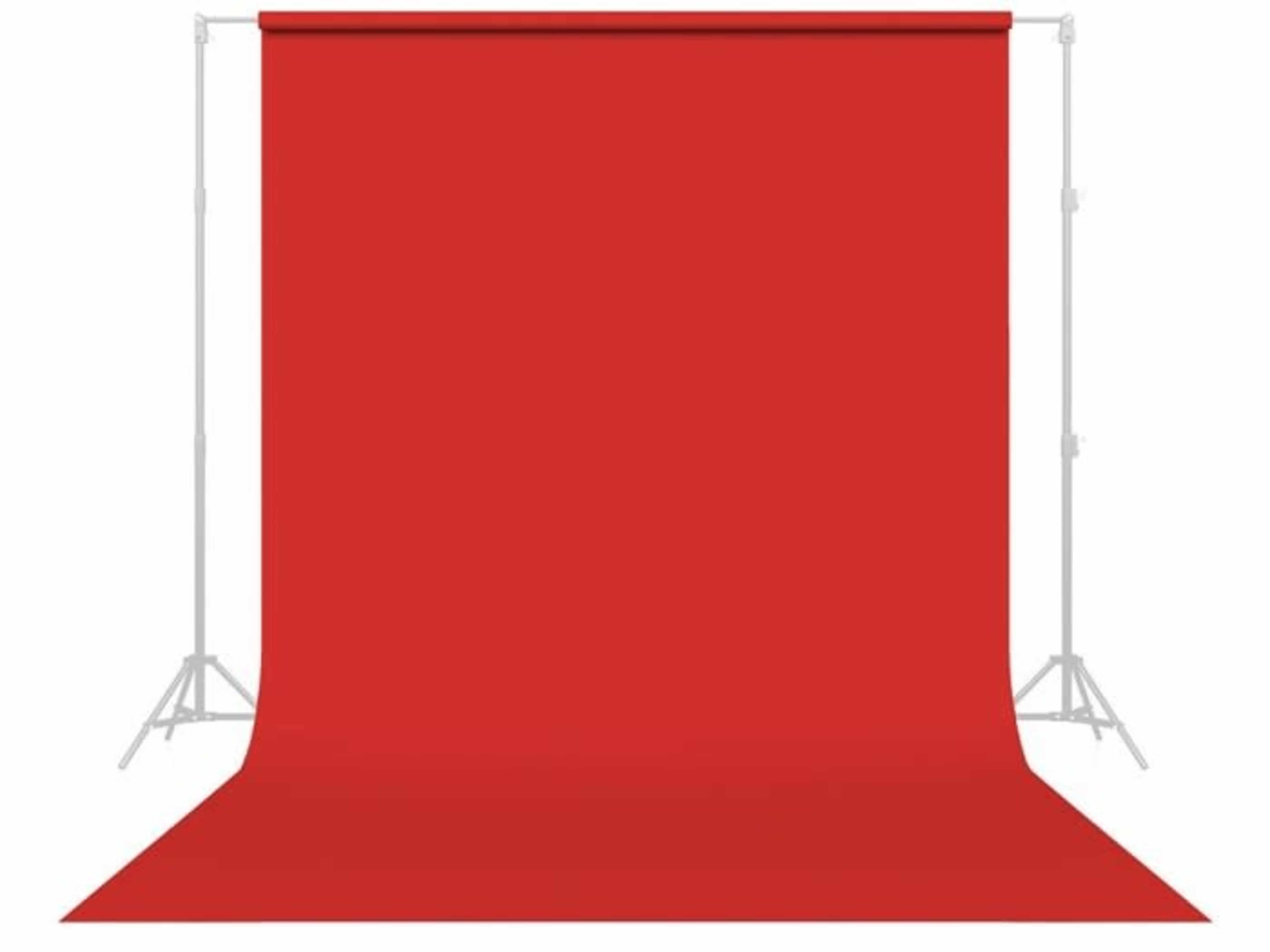 Primary Red Seamless Paper Pull 4ft