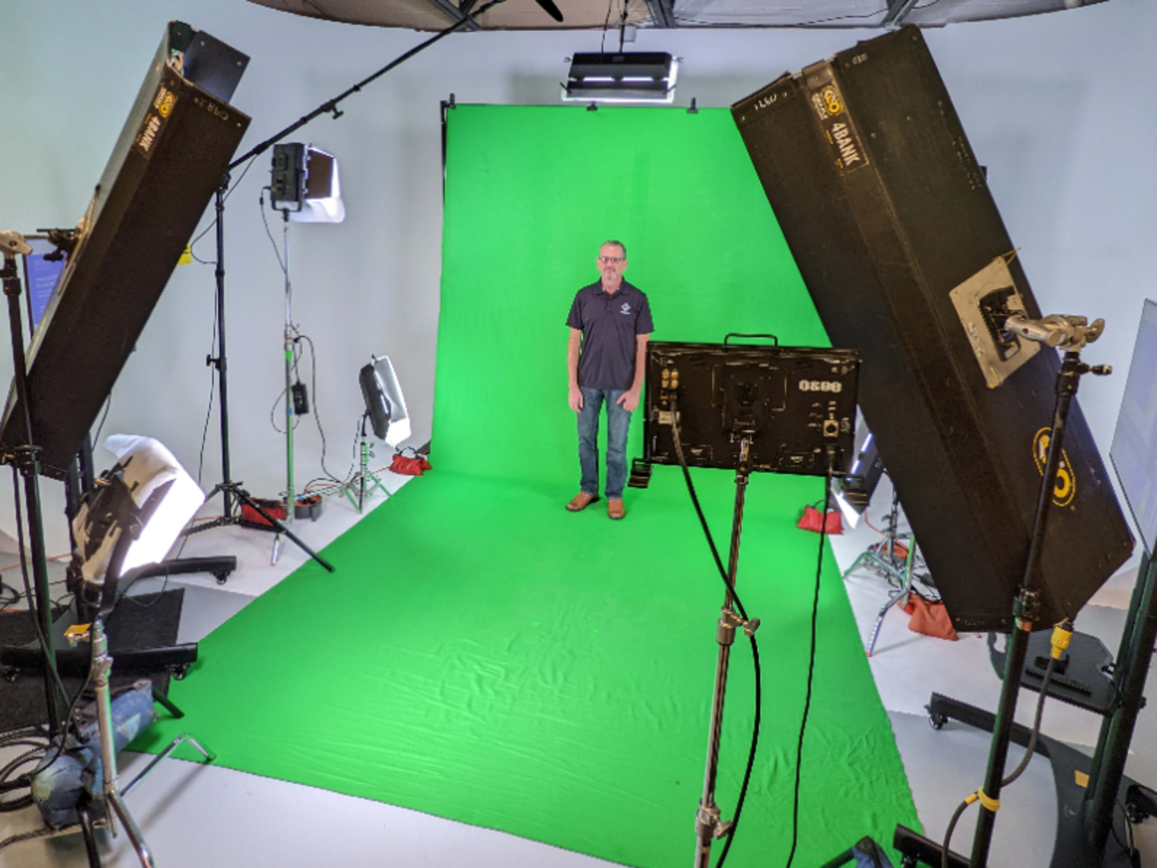 20ft Full Green Screen Setup