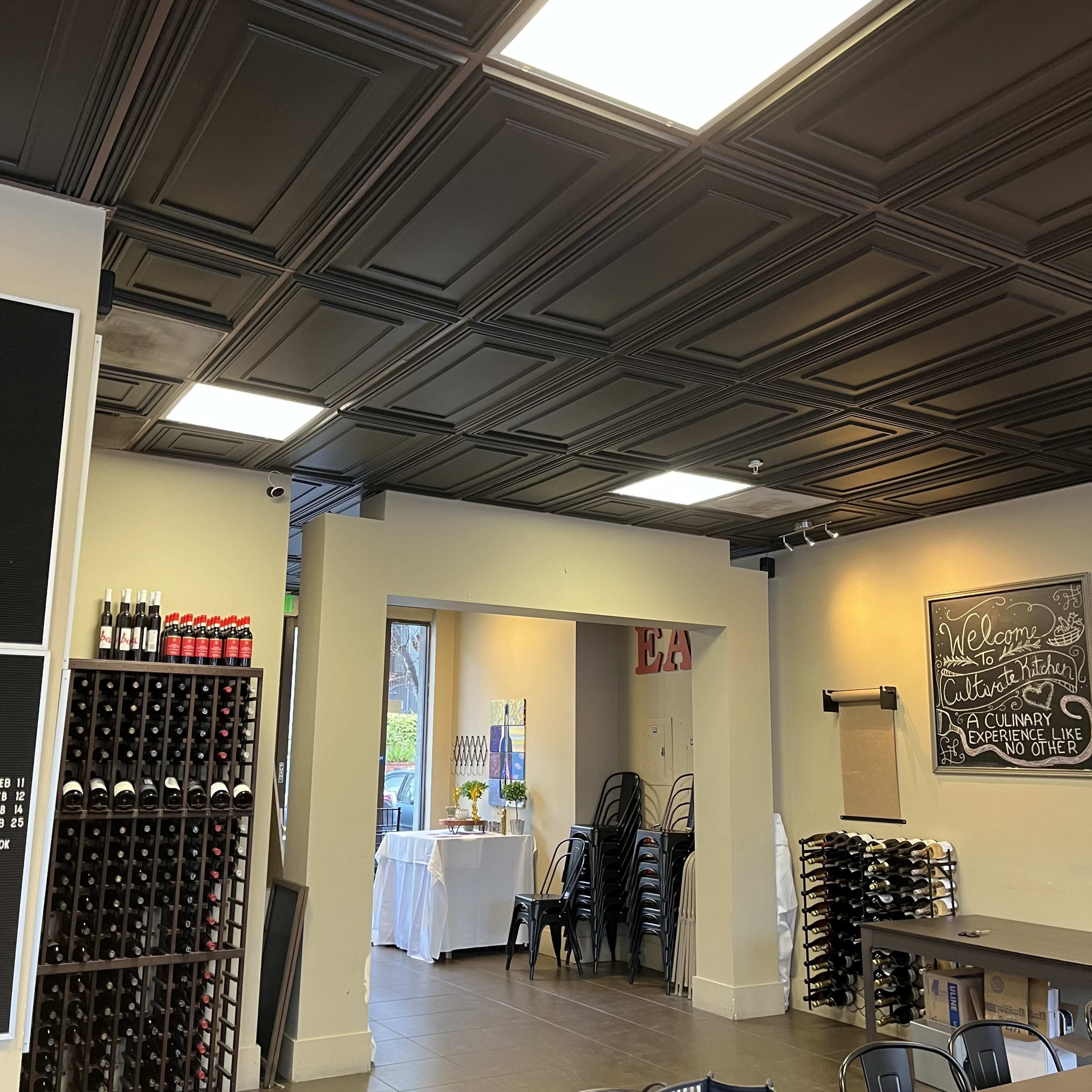 Open Commercial Kitchen with Light Bright Dining Space Image in Central San Jose, San Jose, CA