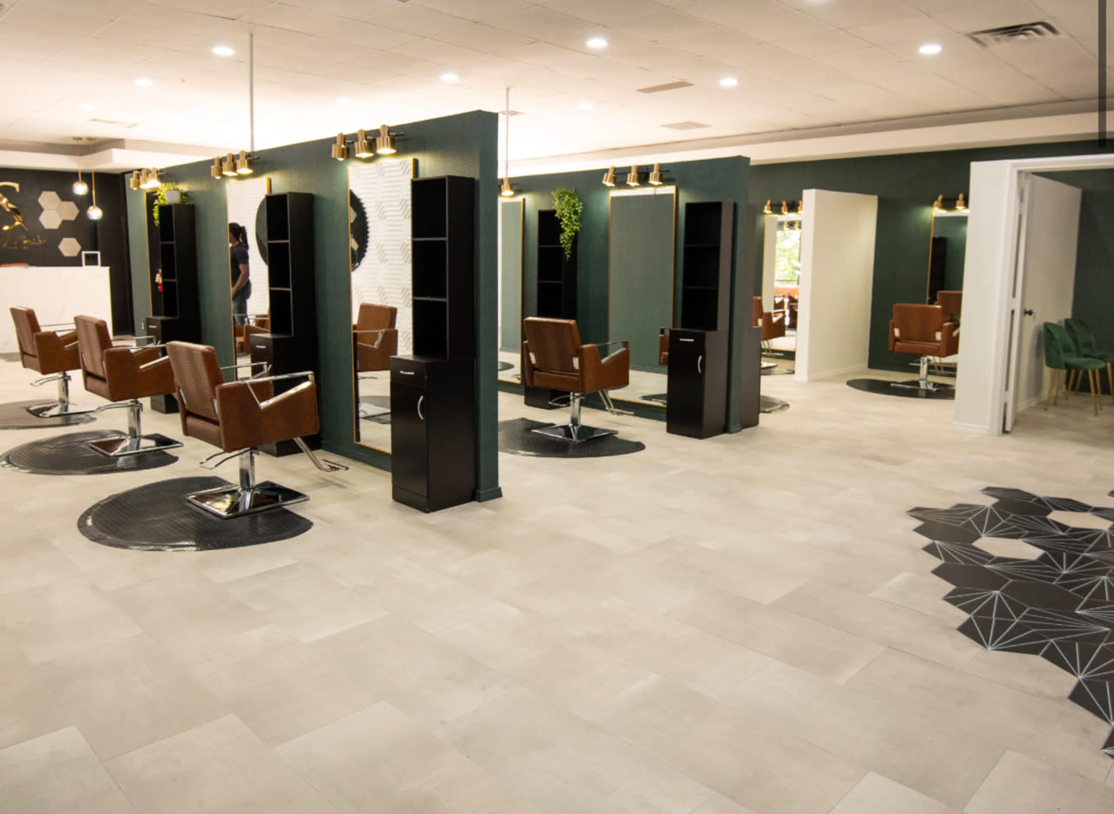Urban Downtown Hair Salon with Event Space, Content space for Photo shoots, podcast, video shoots & music recording Image in Richardson, Richardson, TX