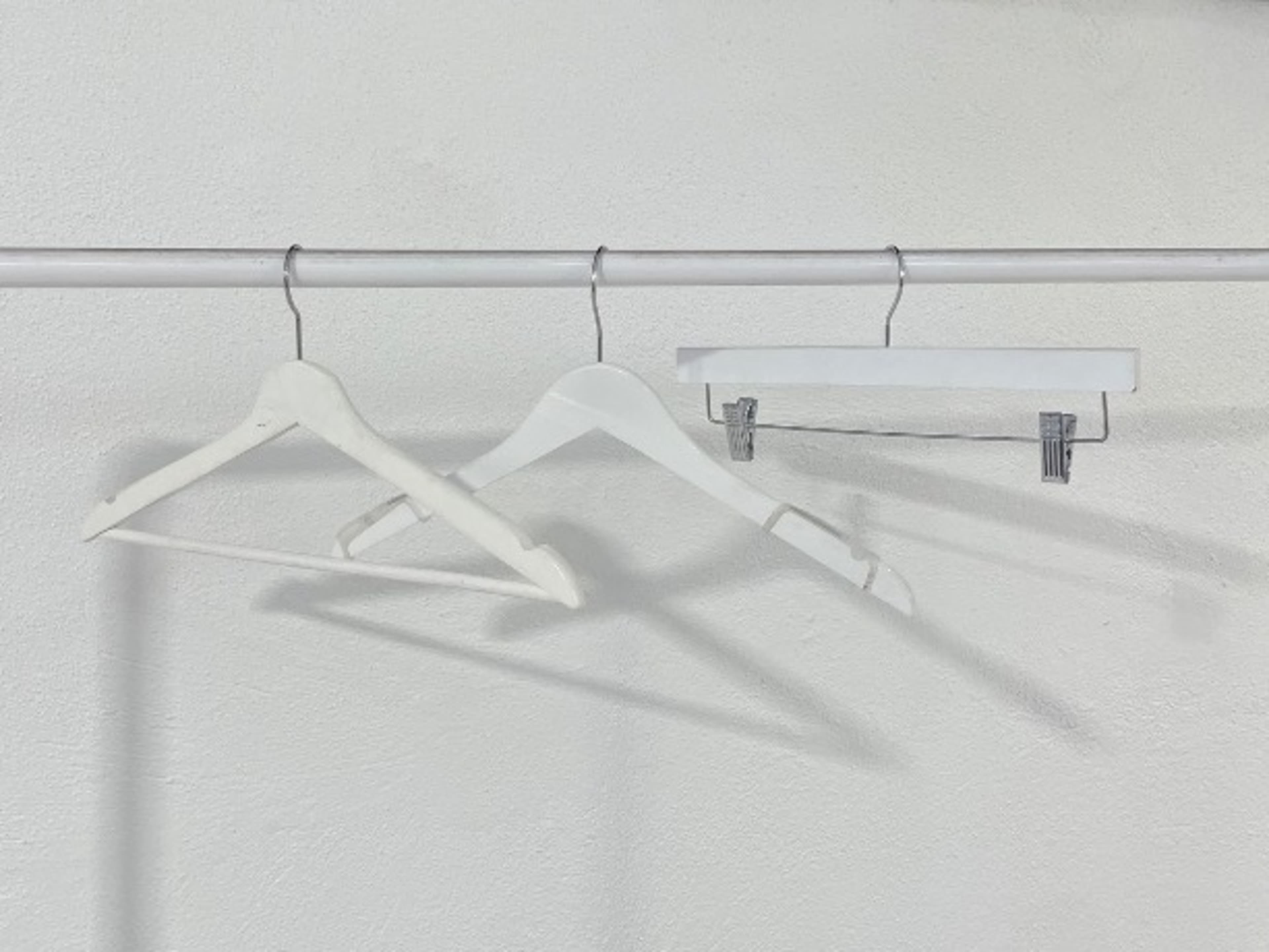 White Wooden Hangers