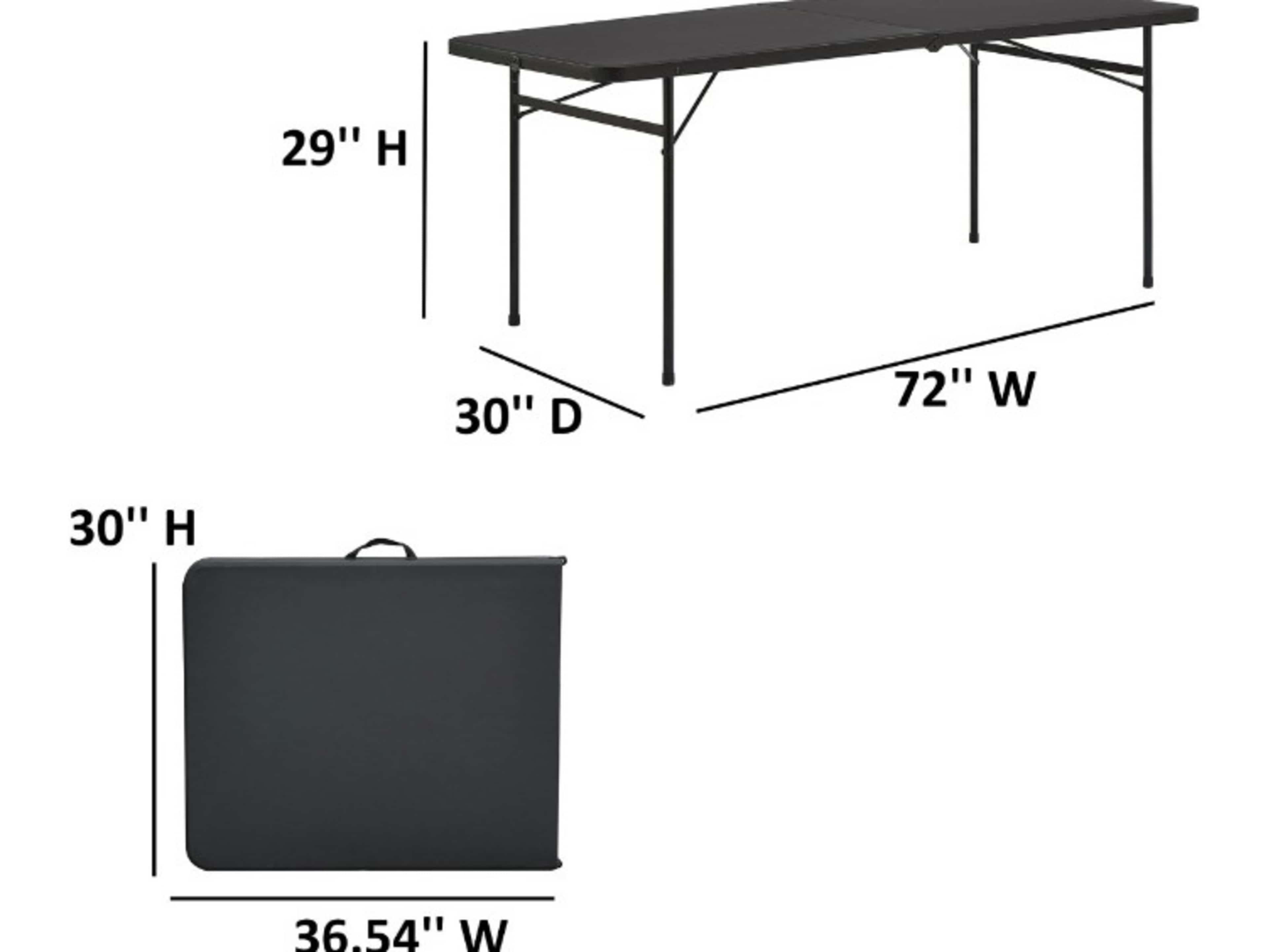6 foot table