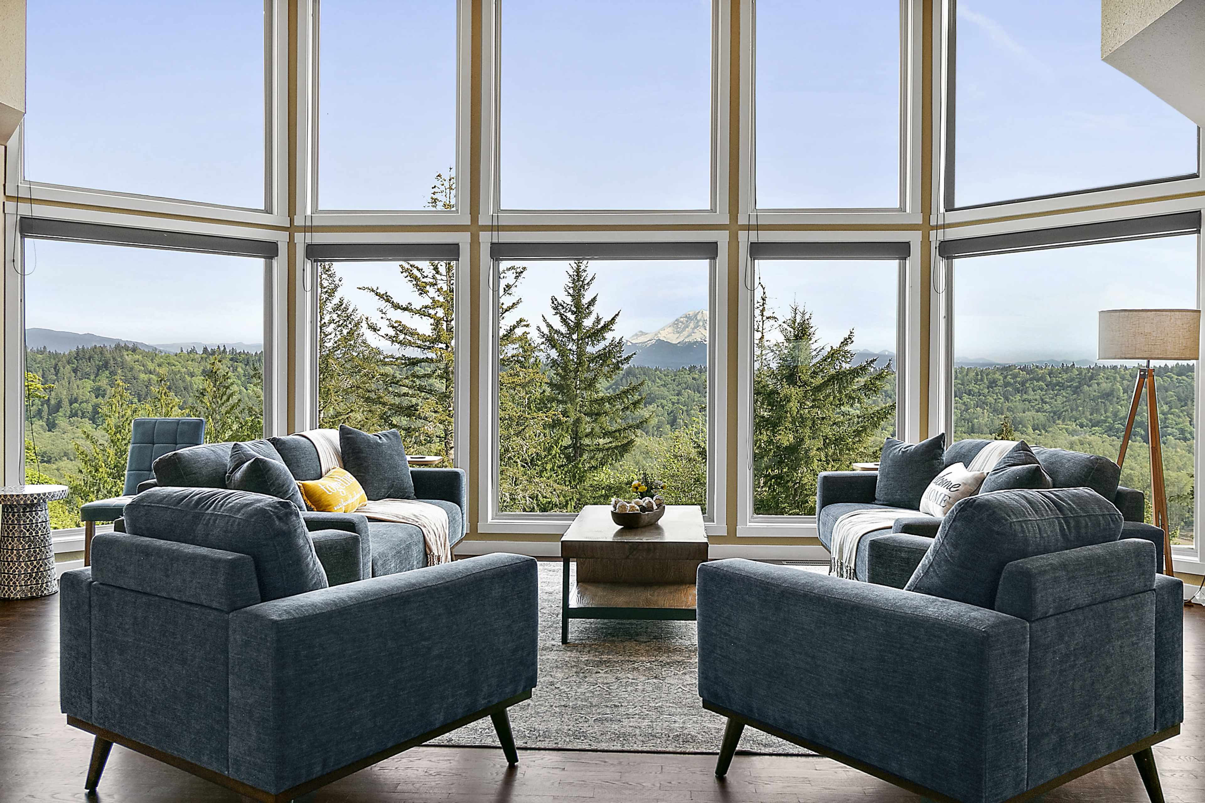 Unique house with an amazing view of Mt. Rainier Image in , Auburn, WA