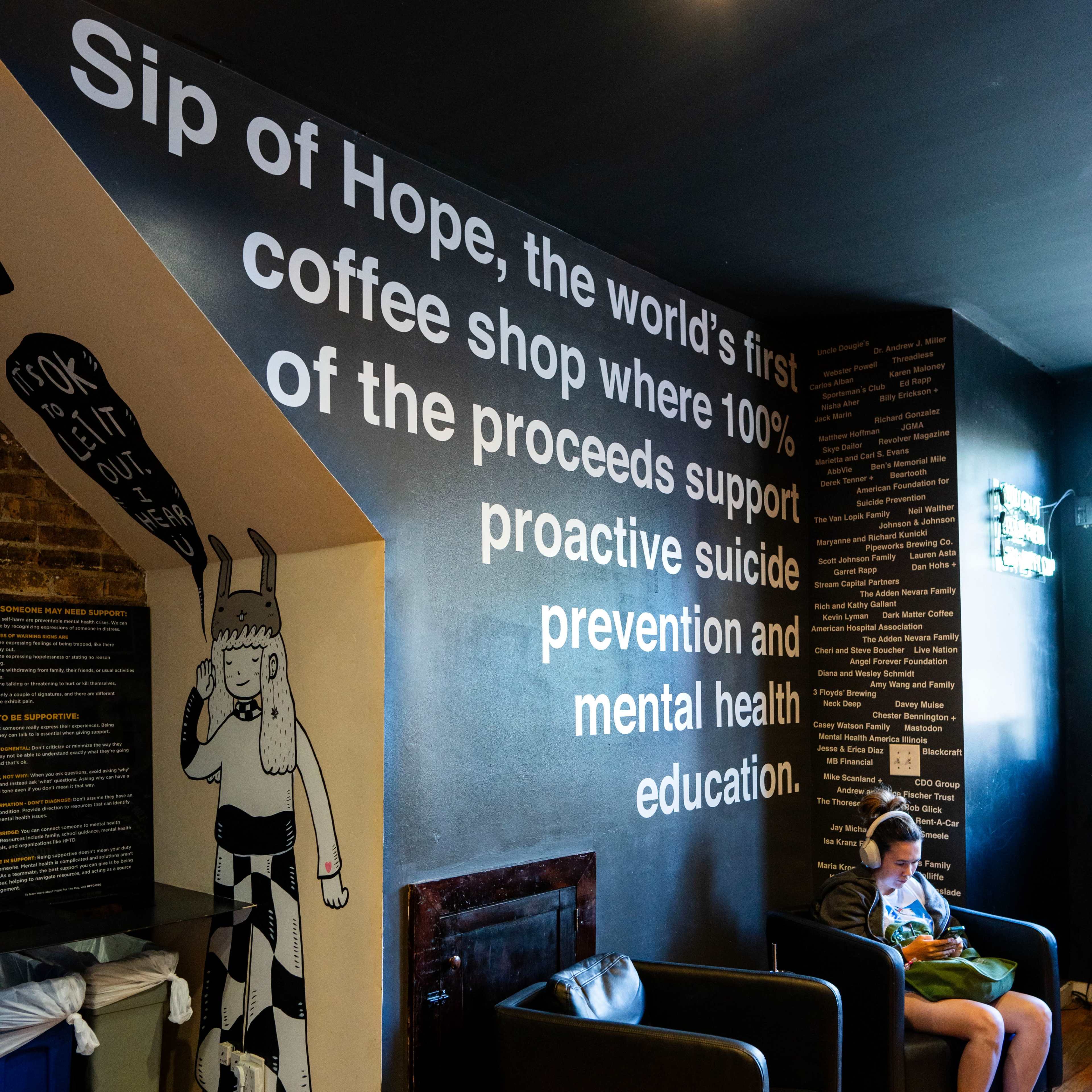 Social Enterprise Mental Health Focused Cafe Image in Logan Square, Chicago, IL