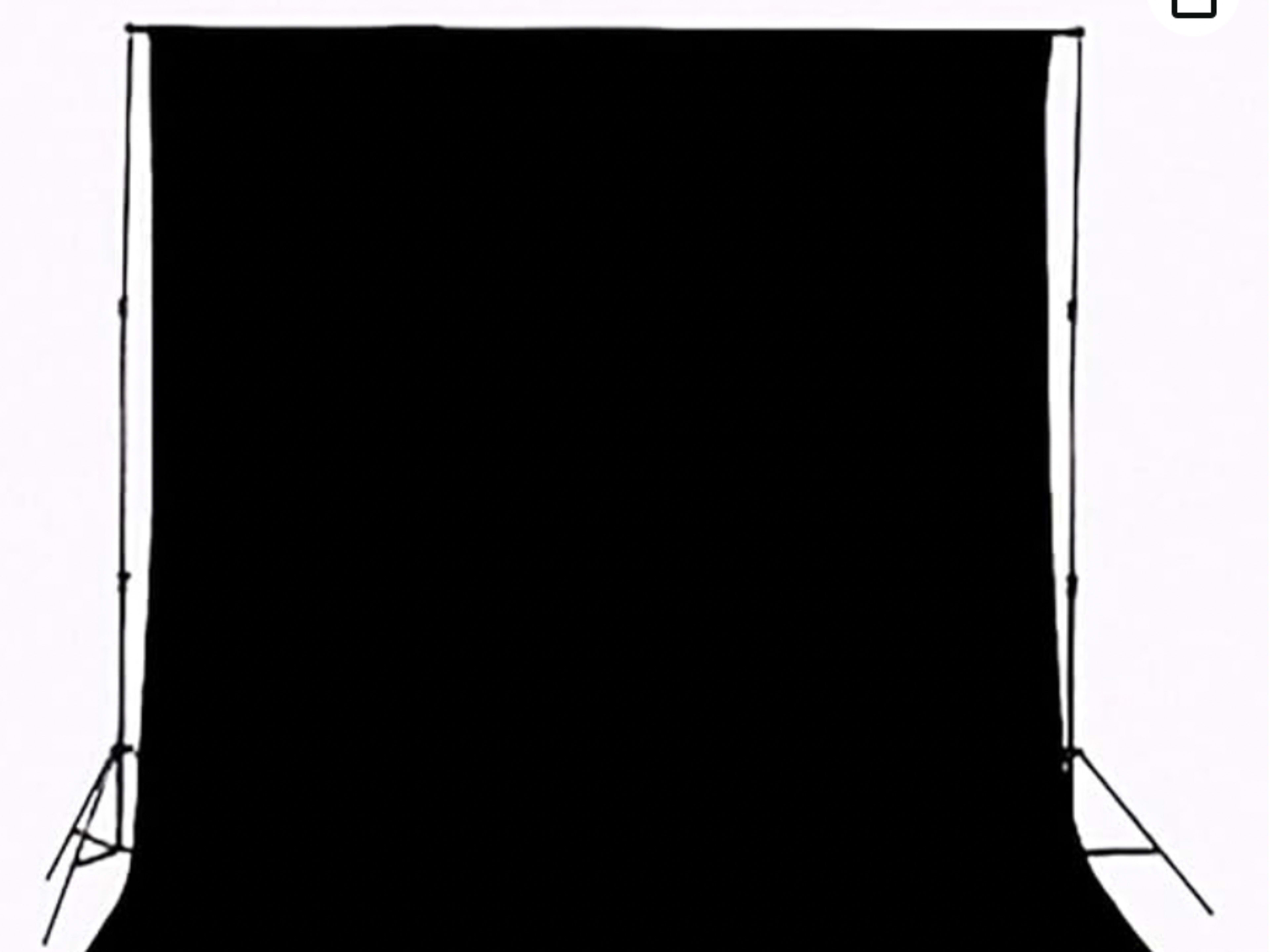 Black Backdrop Cloth (Cloth only)