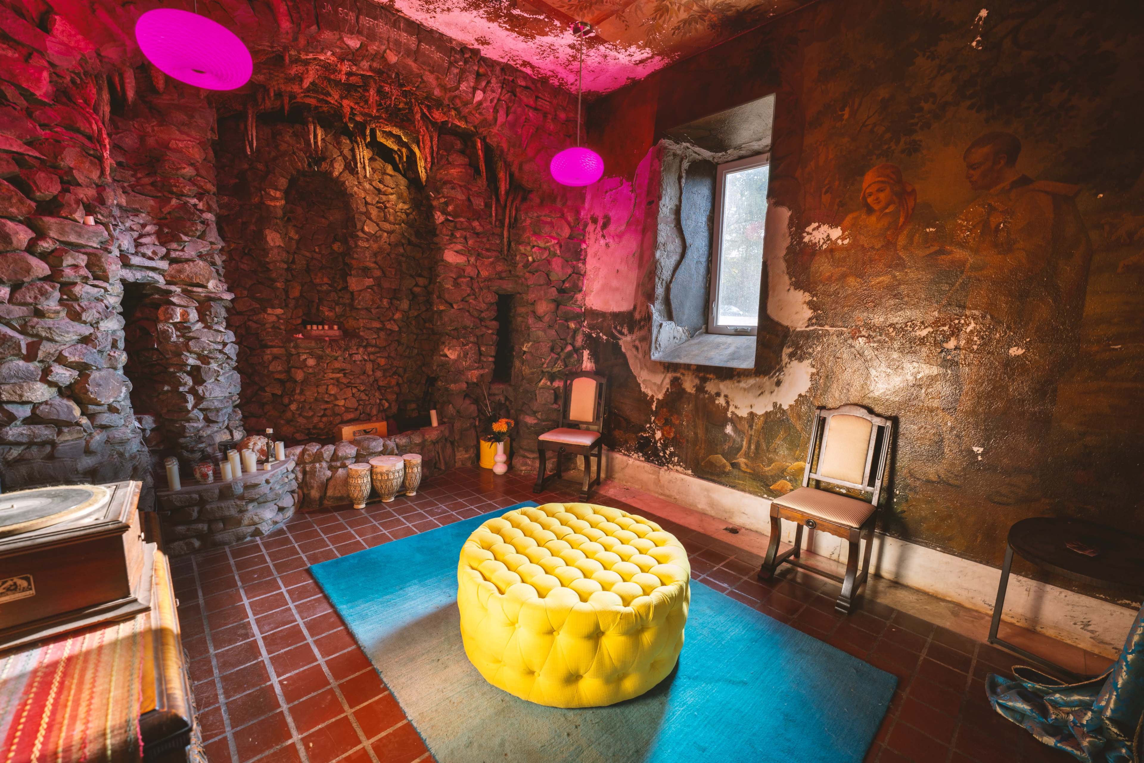 Indoor Grotto with all Original Stone and Murals Image in Munhall, Munhall, PA