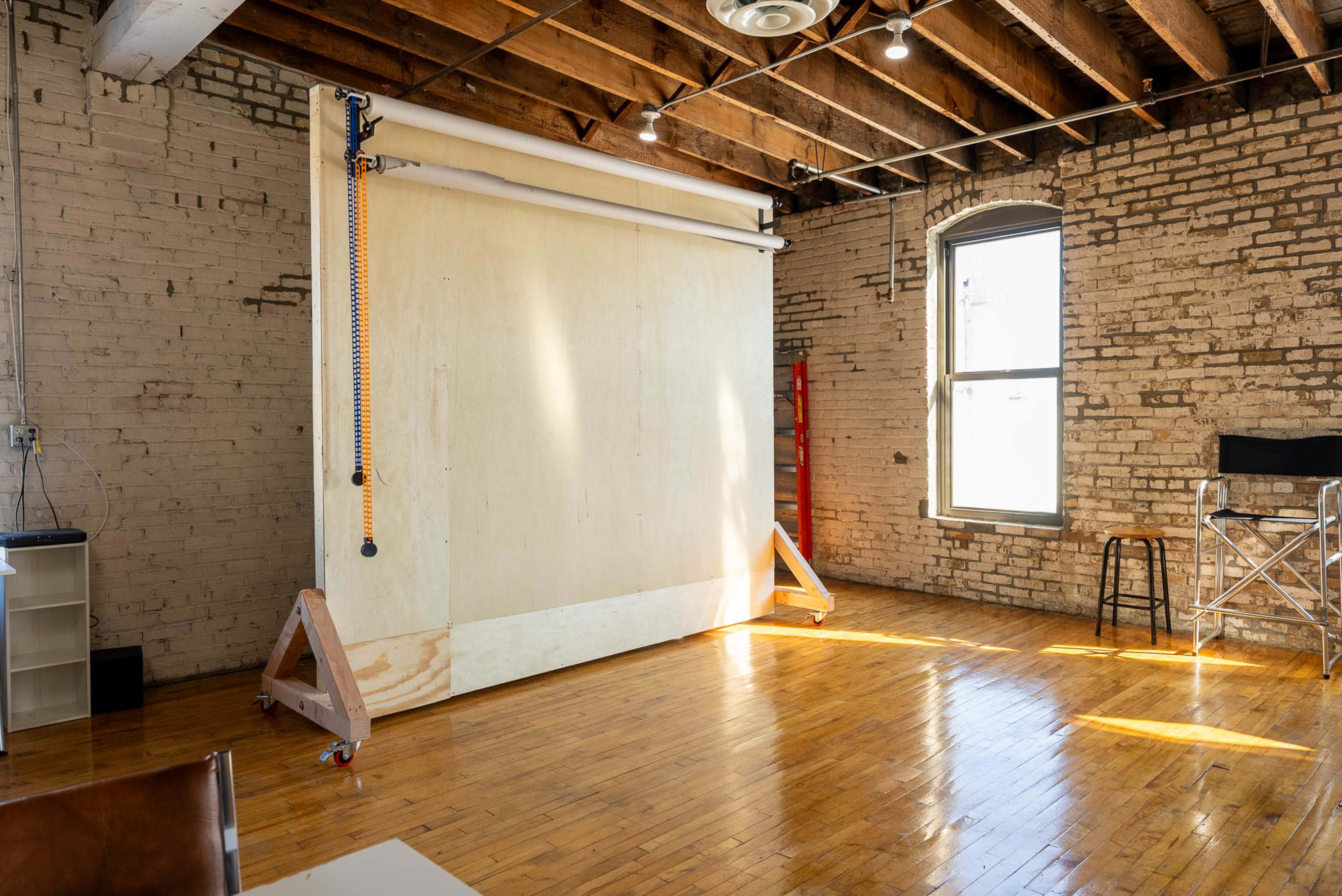 Historic Photo/Video Studio With Exposed Brick and Backdrops Image in Hawthorne, Minneapolis, MN