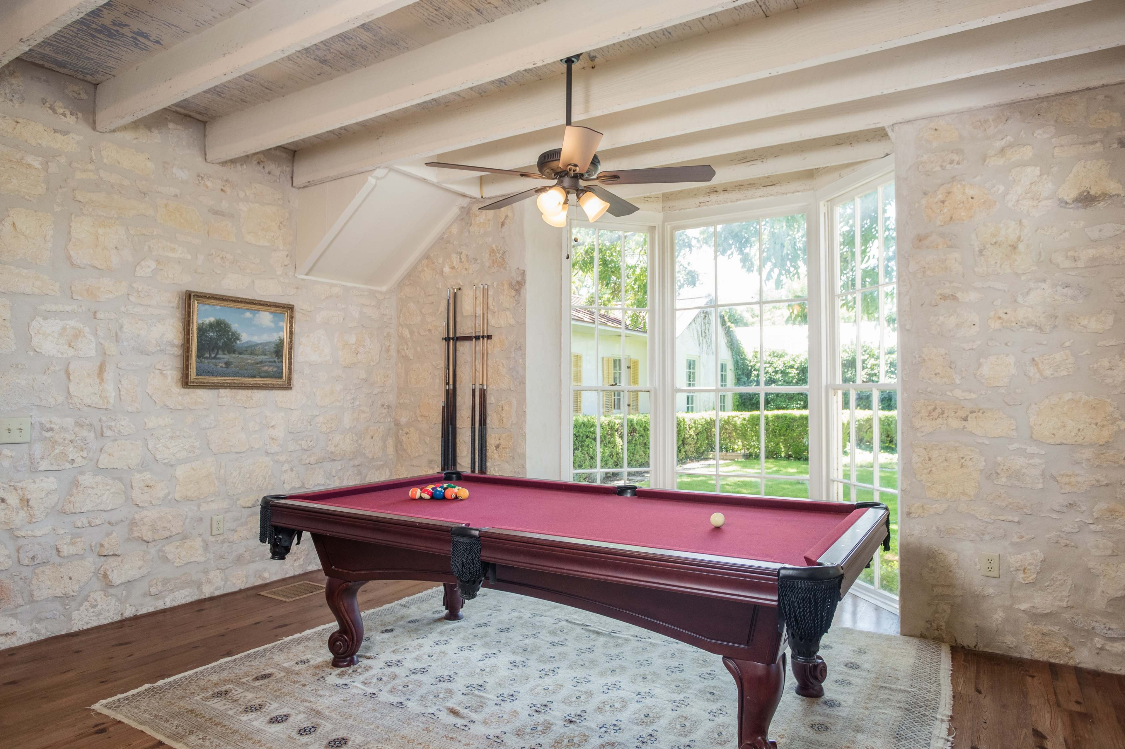 Historic Rock Estate Home and cottage with pool and barn on 2/3 acres Image in , Fredericksburg, TX