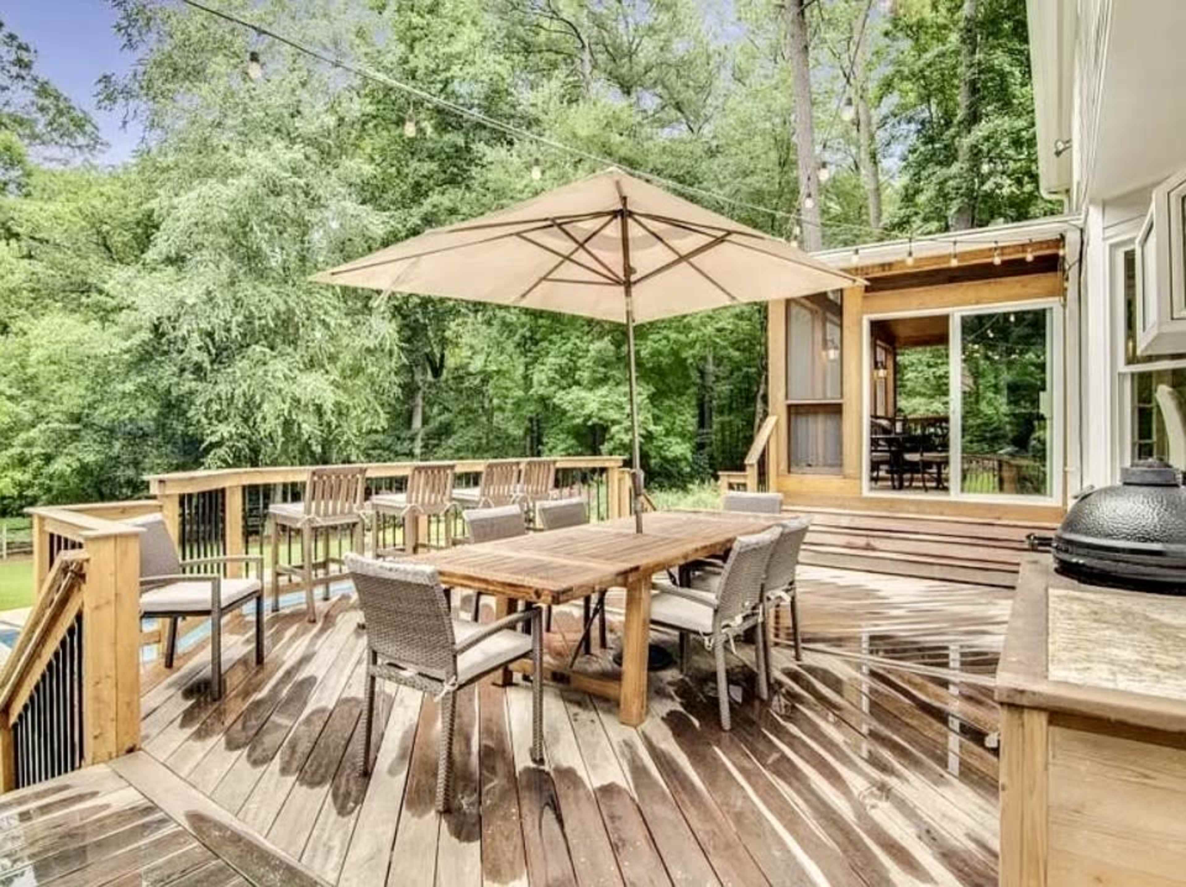 Exquisite Private Pool and Back Yard Oasis Image in Berkeley Lake, Berkeley Lake, GA