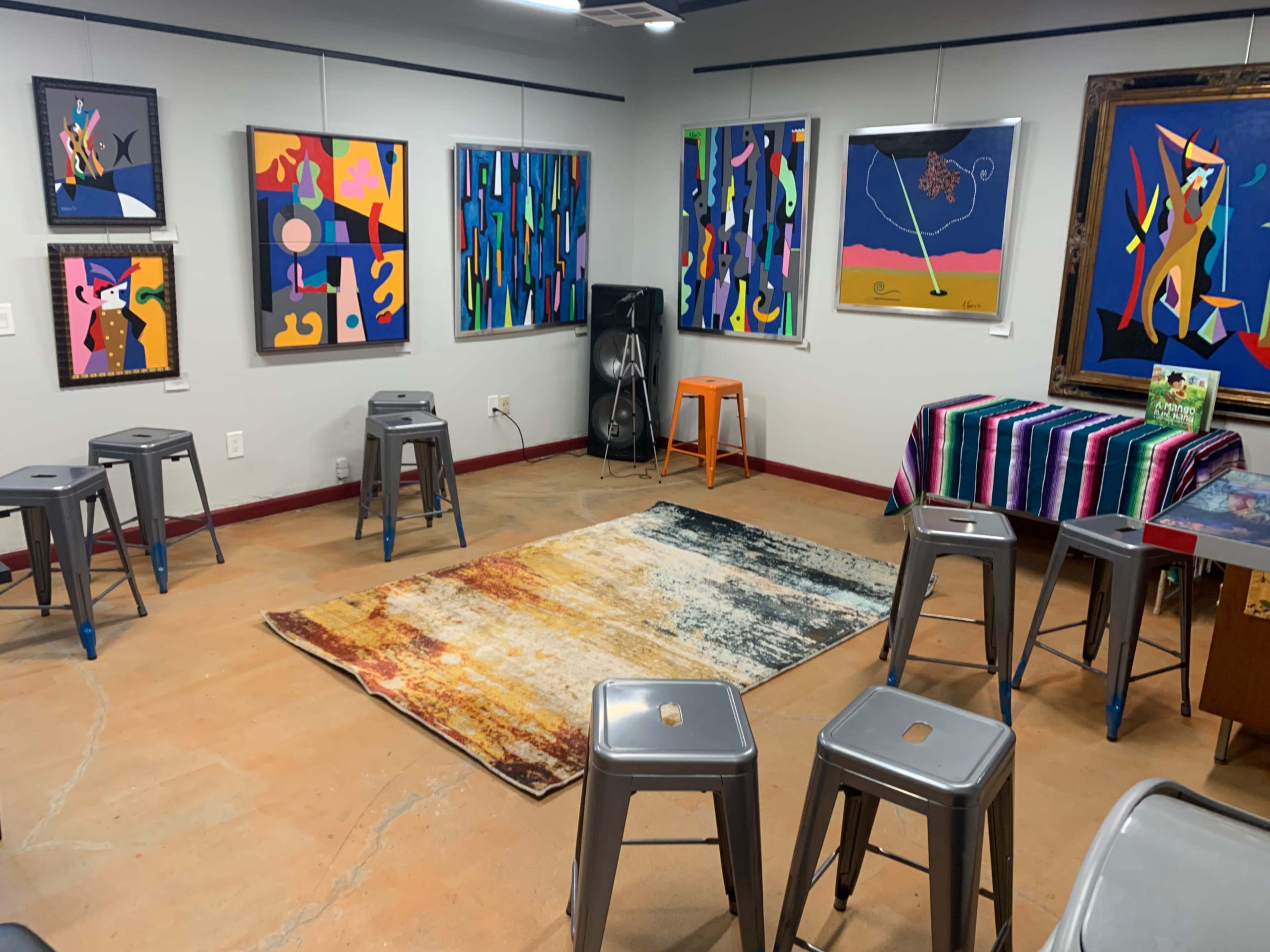 Art gallery / meeting room that accommodates private events. Image in Barrio Logan, San Diego, CA